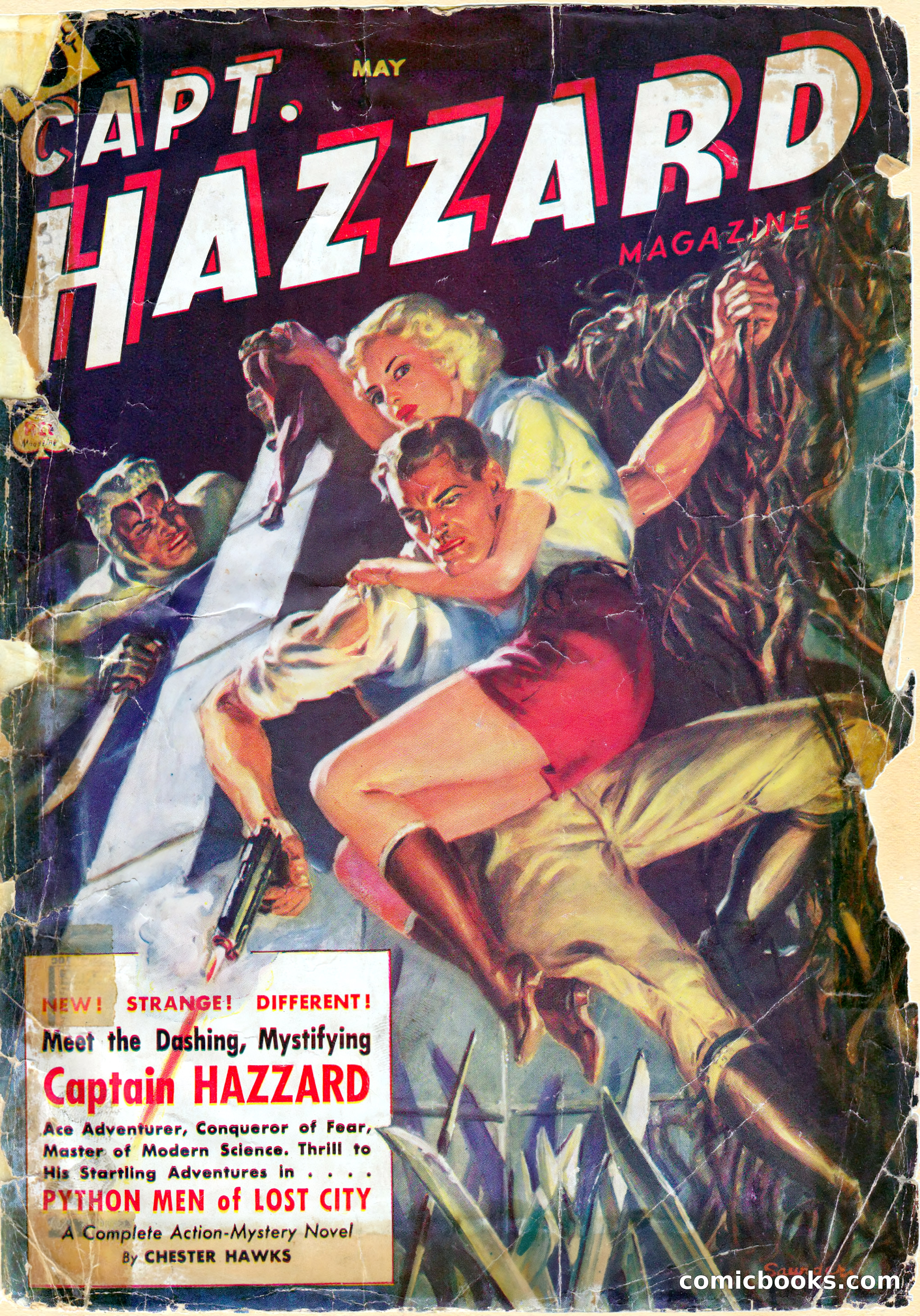 Captain Hazzard Magazine, May 1938 — page 2 of 101