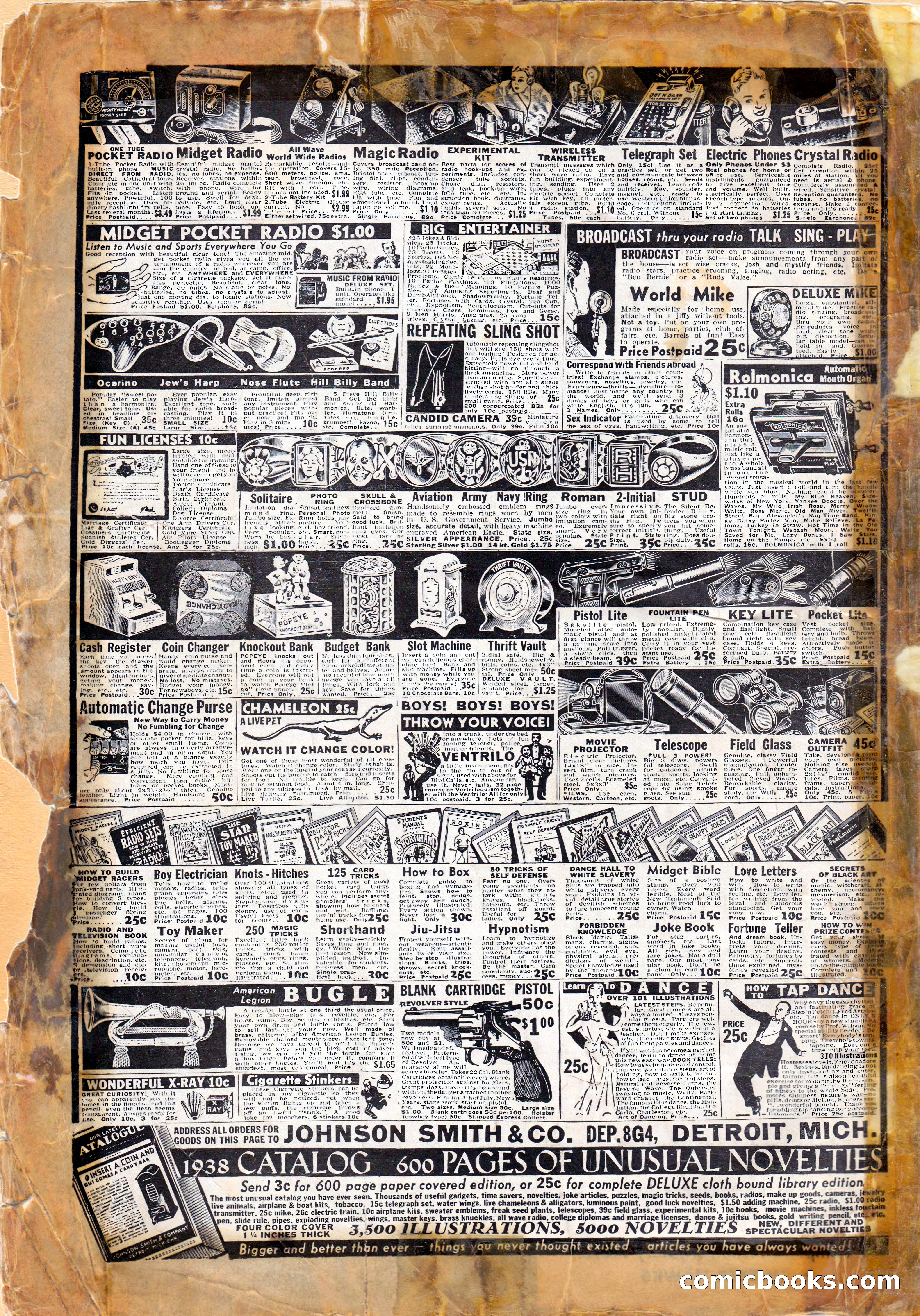 Captain Hazzard Magazine, May 1938 — page 3 of 101