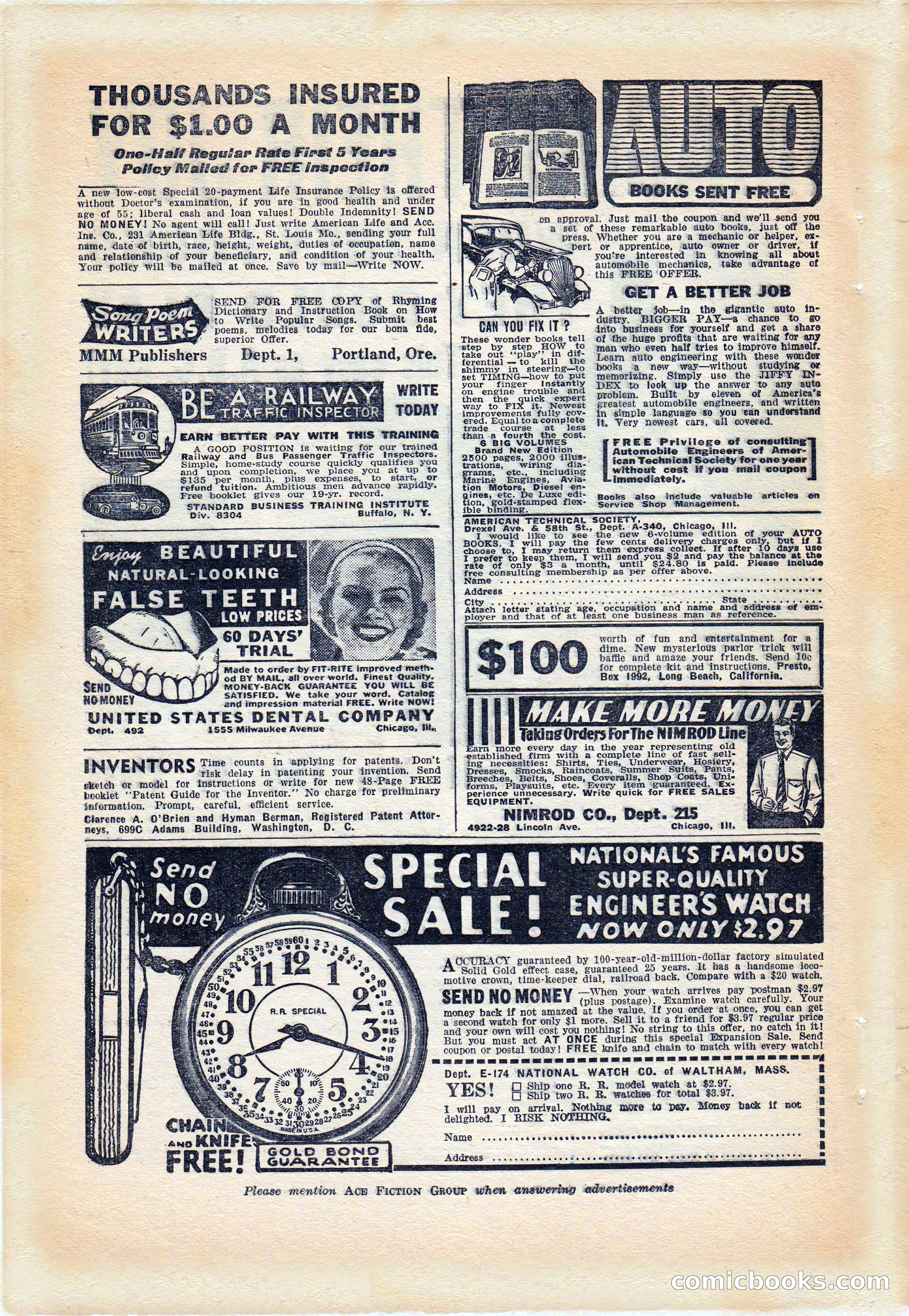 Captain Hazzard Magazine, May 1938 — page 9 of 101