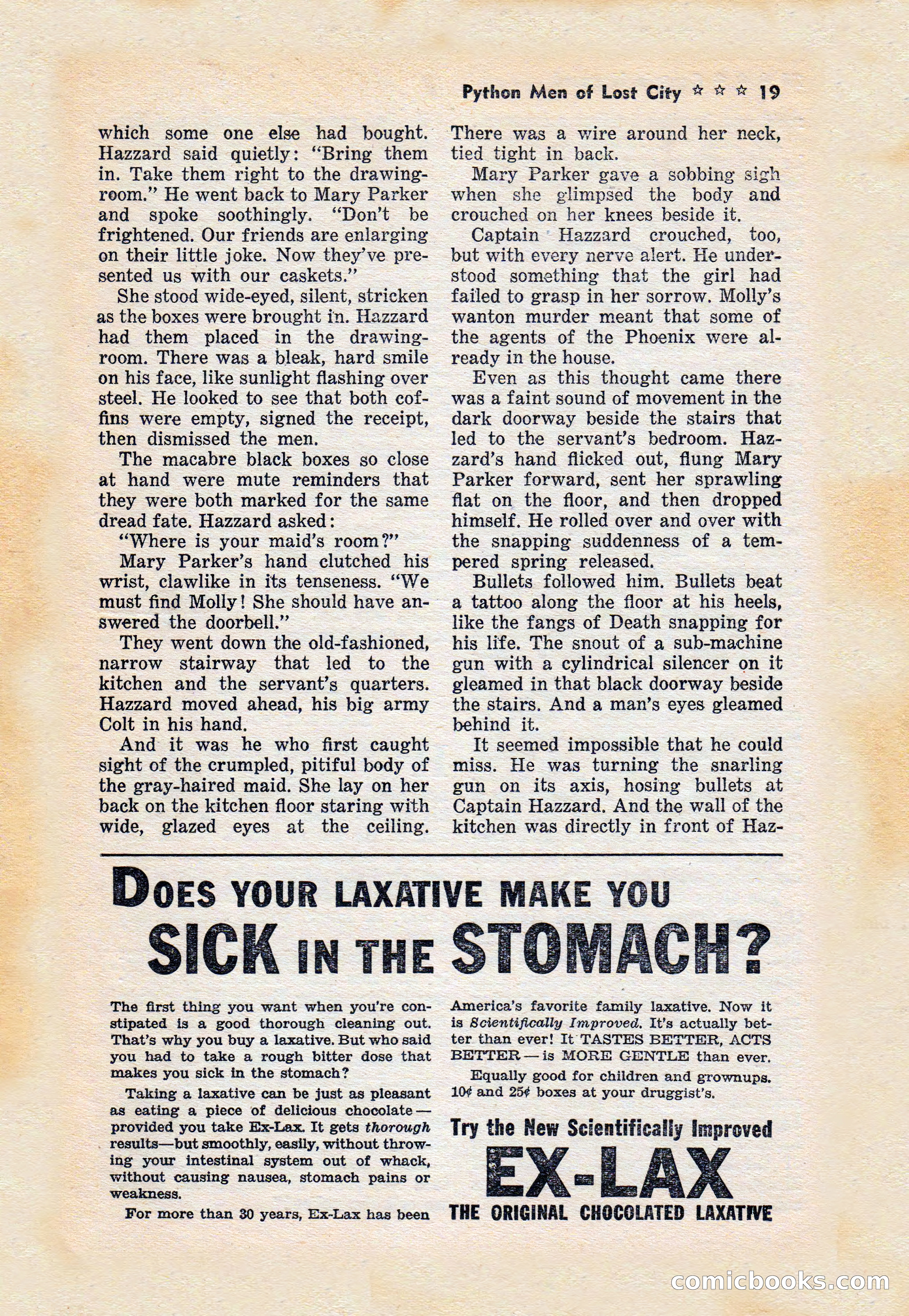 Captain Hazzard Magazine, May 1938 — page 22 of 101