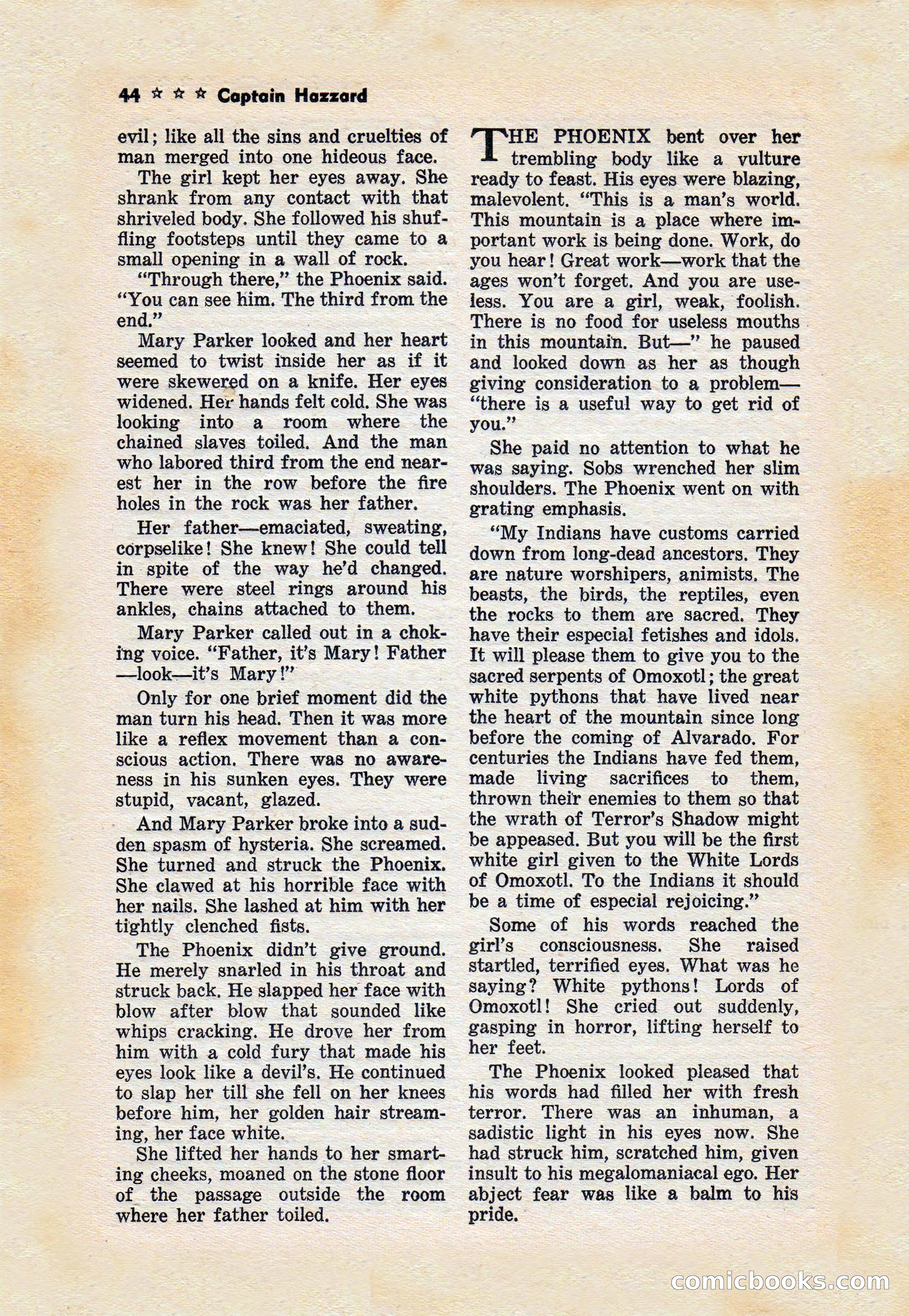 Captain Hazzard Magazine, May 1938 — page 47 of 101