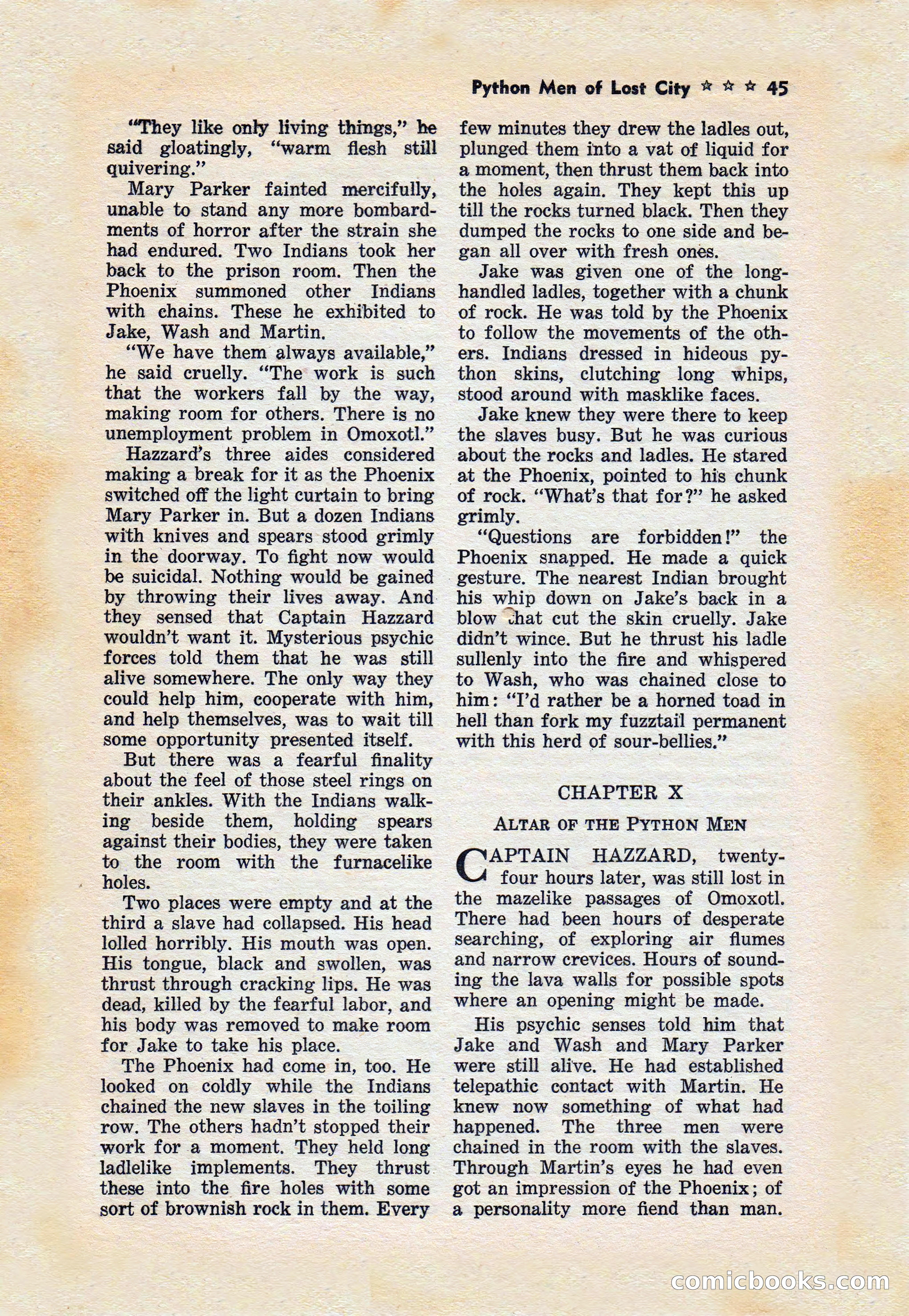 Captain Hazzard Magazine, May 1938 — page 48 of 101