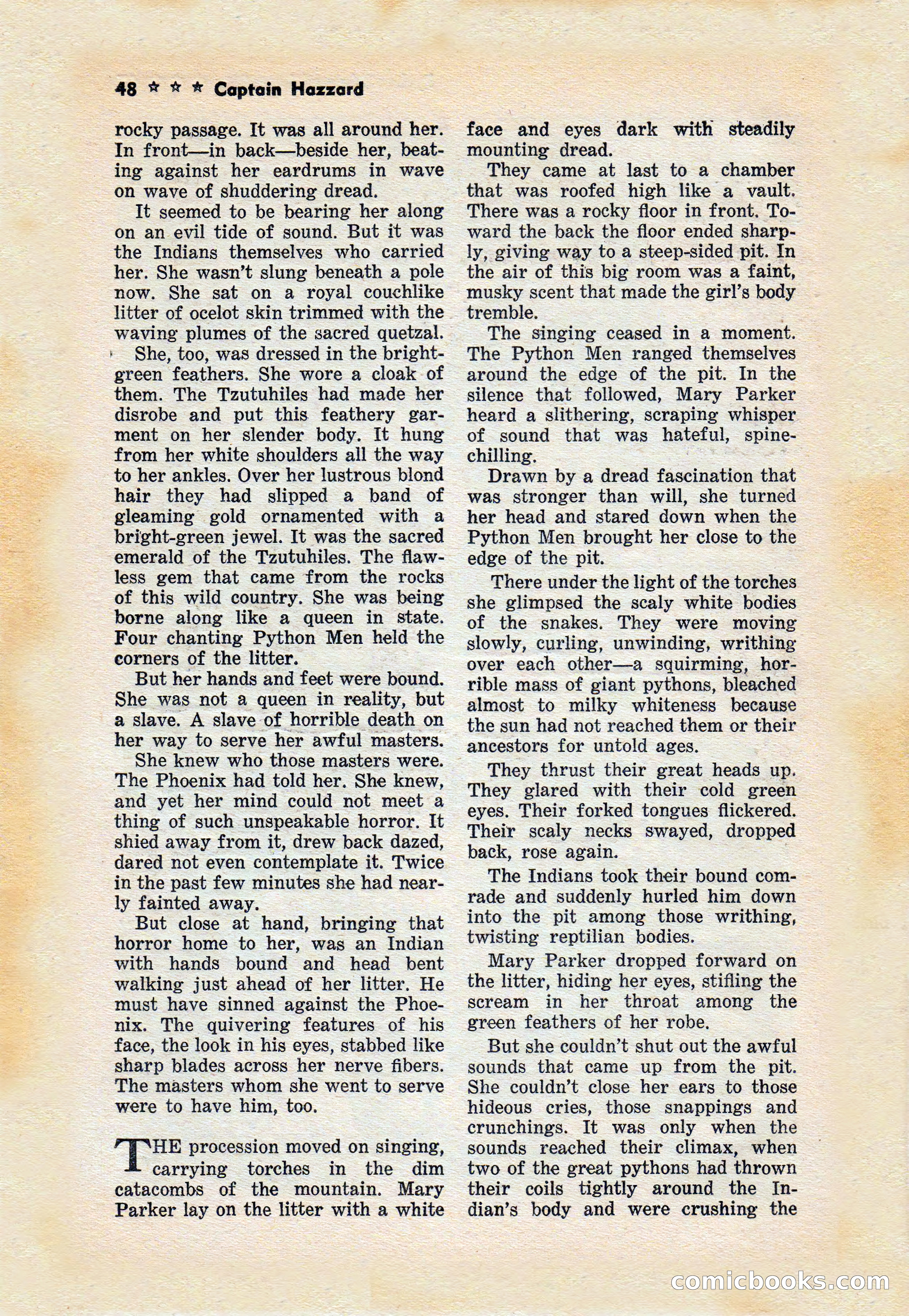 Captain Hazzard Magazine, May 1938 — page 51 of 101