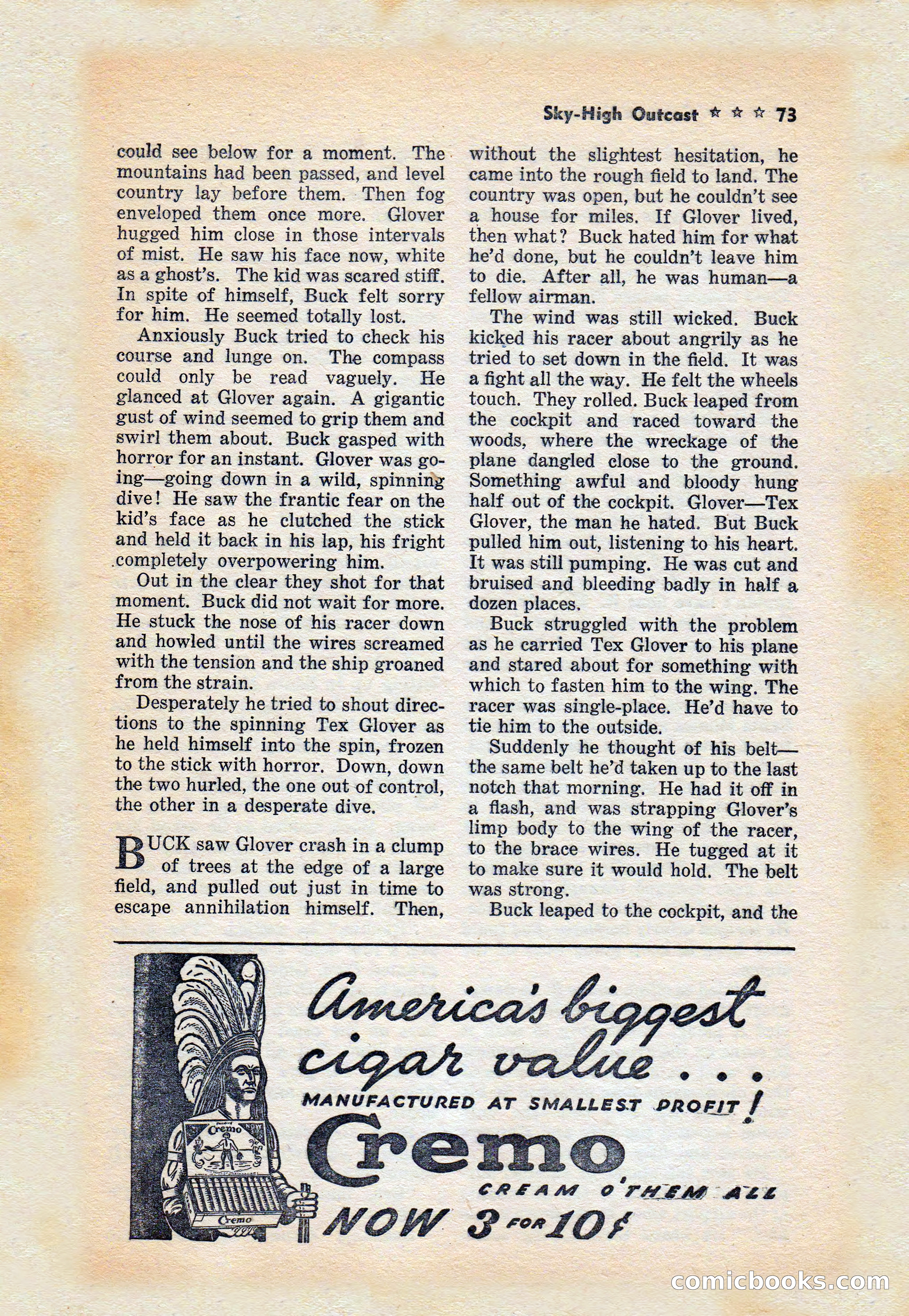 Captain Hazzard Magazine, May 1938 — page 76 of 101