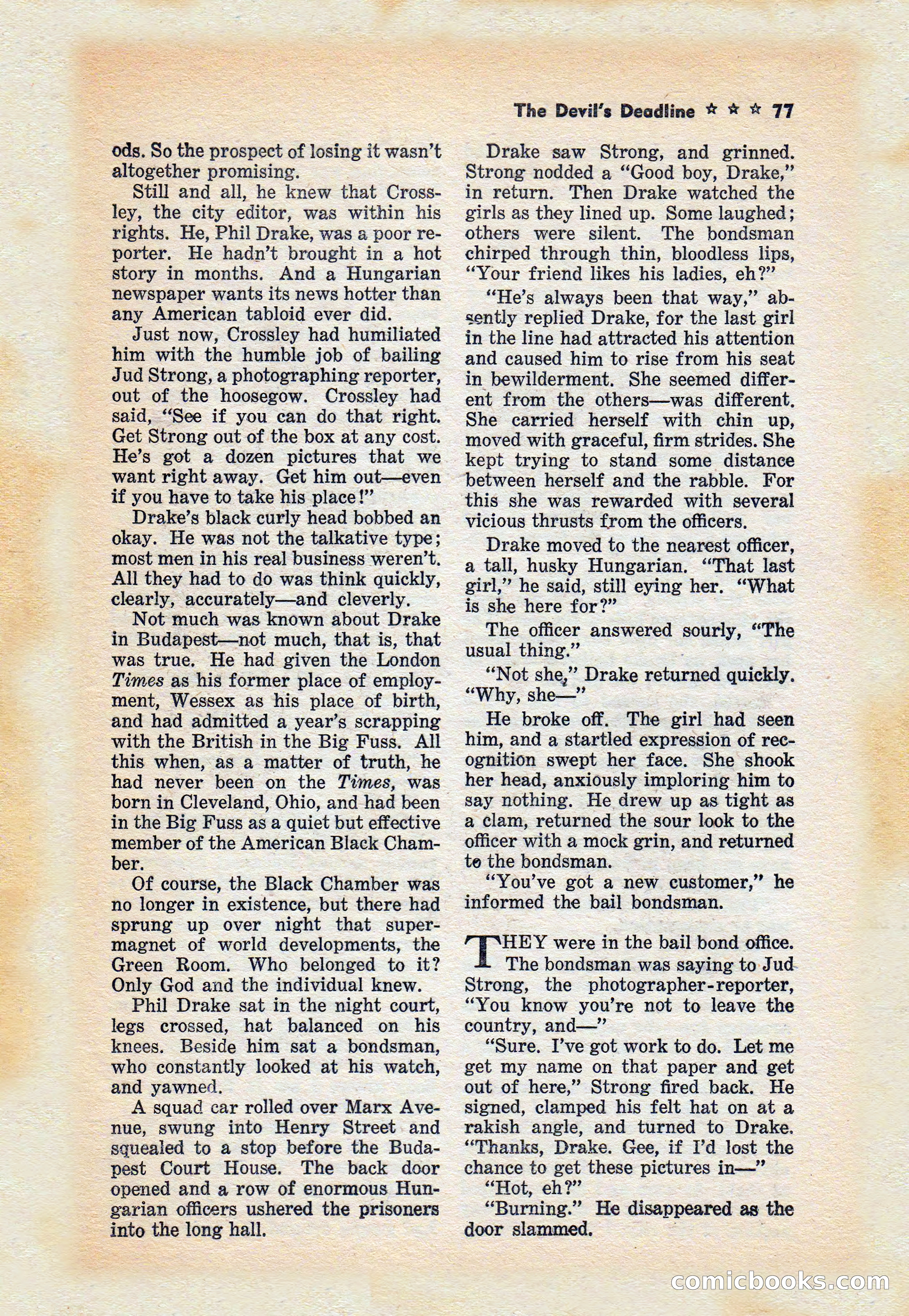 Captain Hazzard Magazine, May 1938 — page 80 of 101