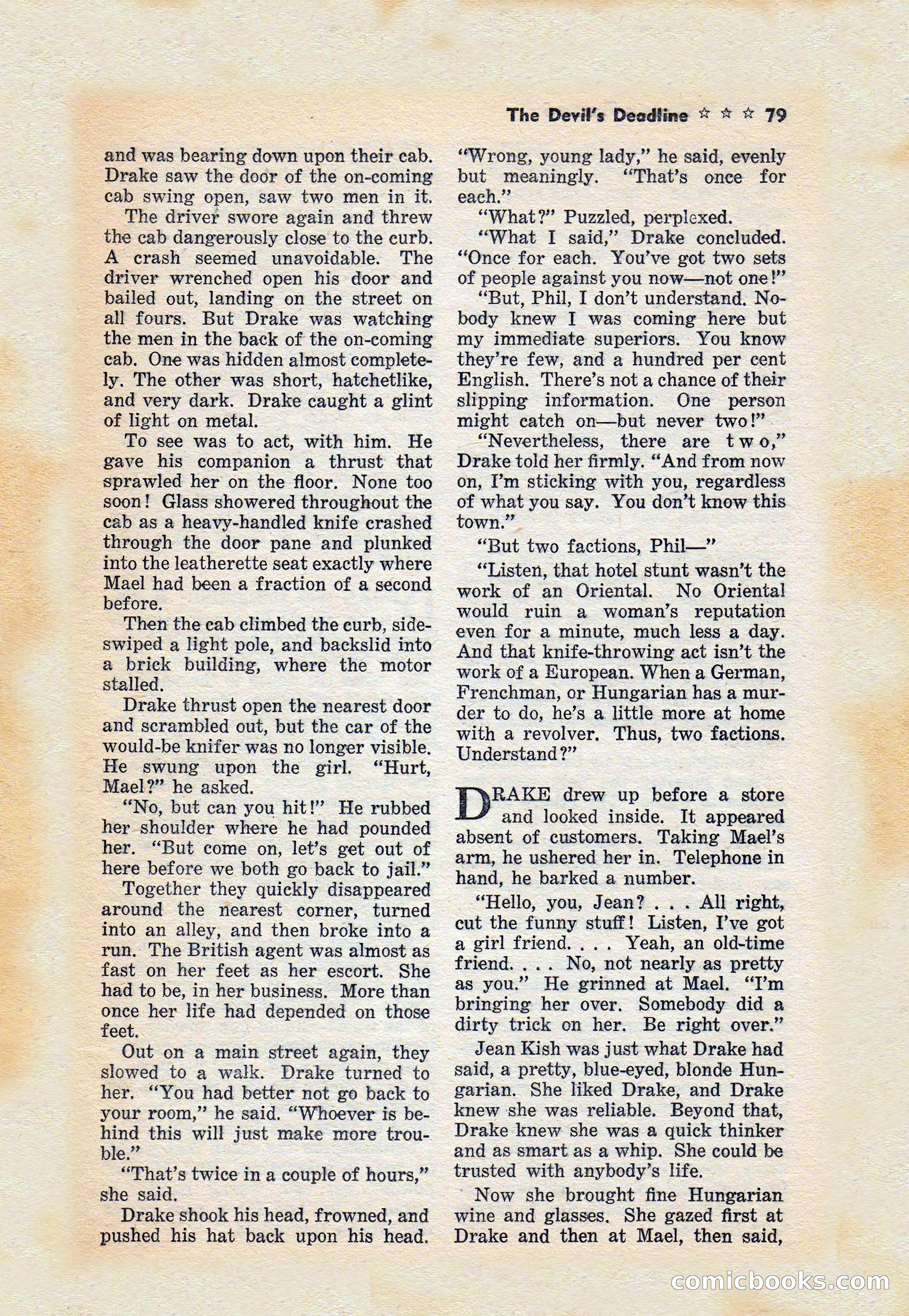 Captain Hazzard Magazine, May 1938 — page 82 of 101