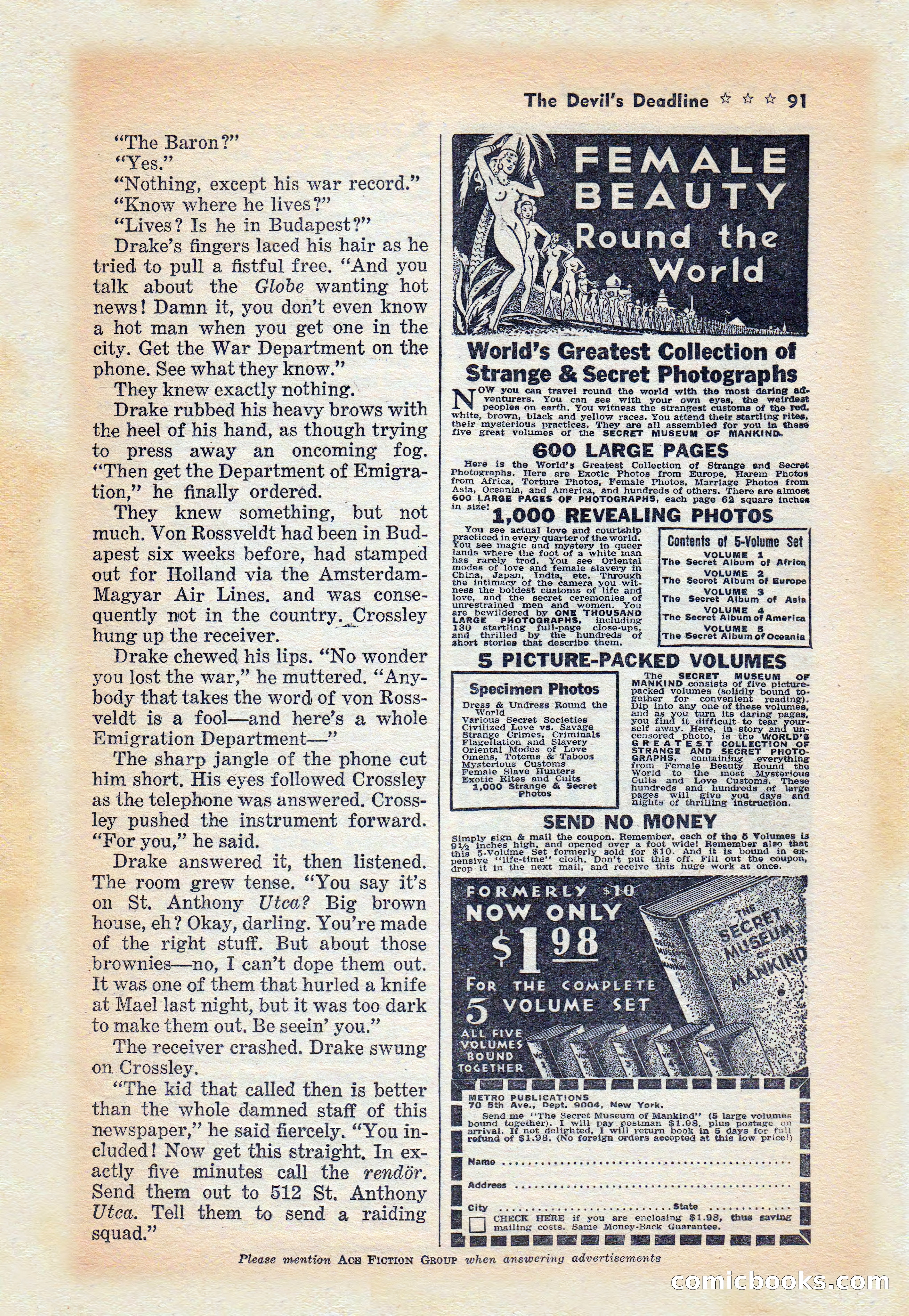 Captain Hazzard Magazine, May 1938 — page 94 of 101
