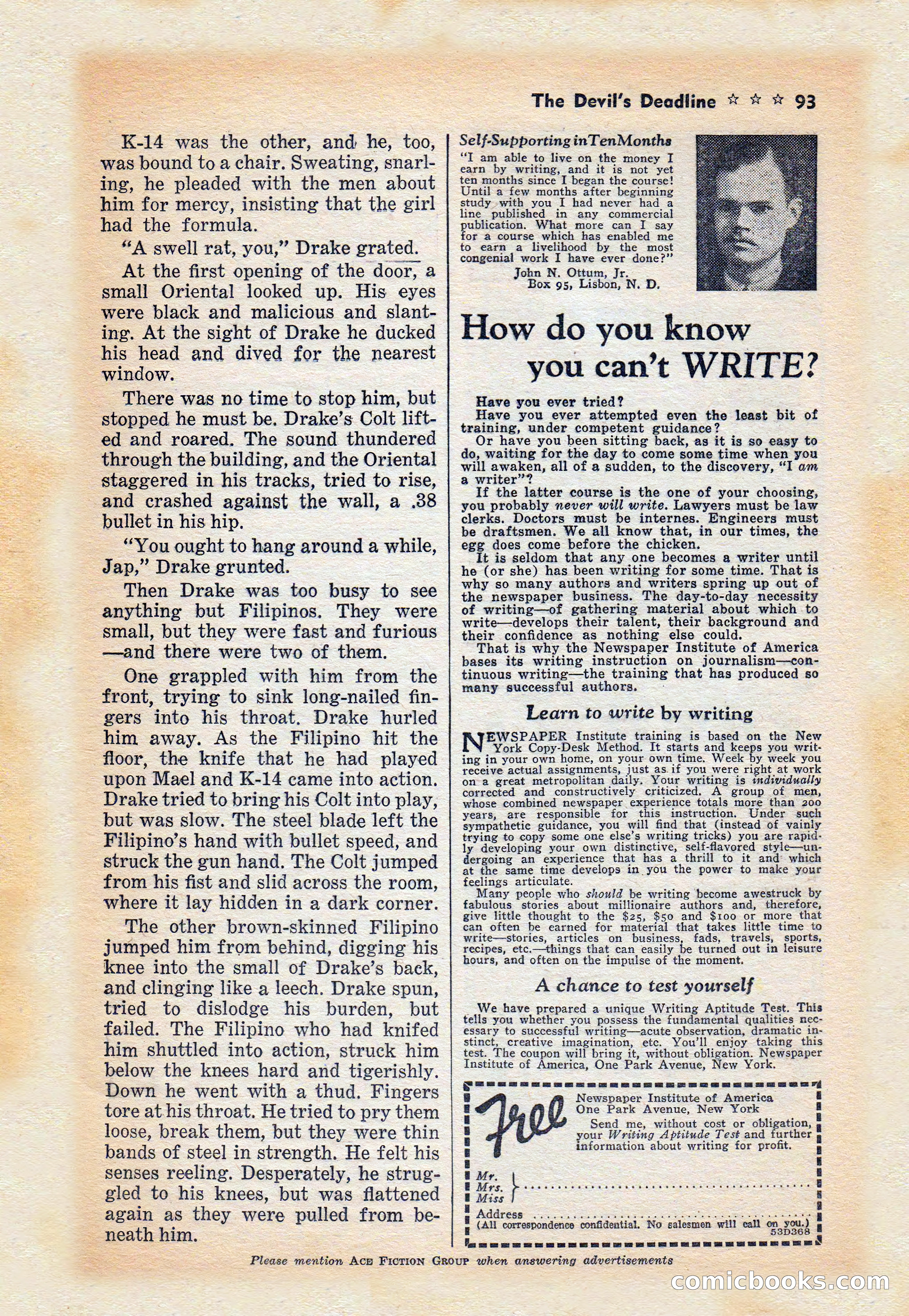 Captain Hazzard Magazine, May 1938 — page 96 of 101