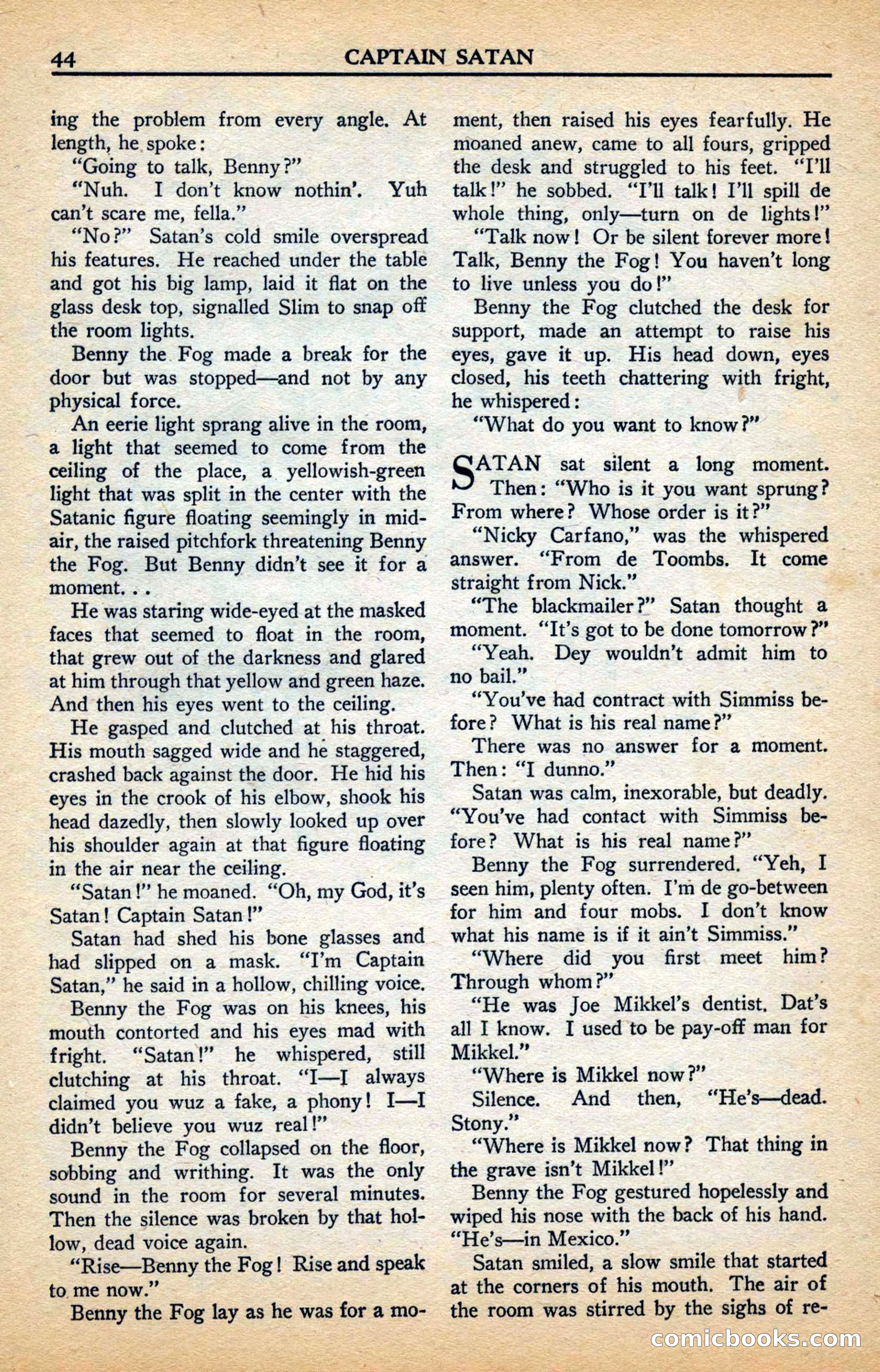 Captain Satan, King of Detectives — page 47 of 101