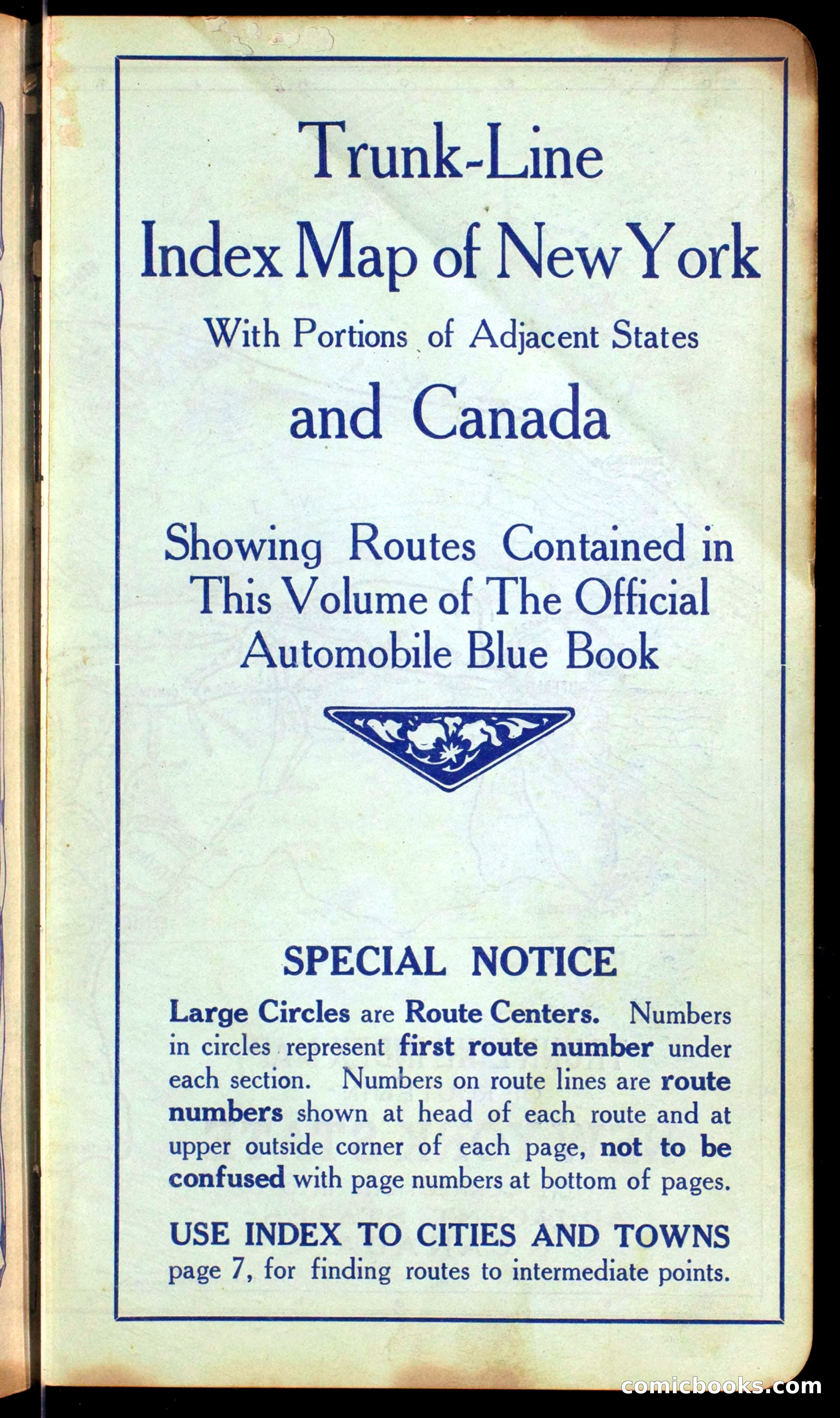 The Automobile Official Blue Book, 1910 — page 5 of 400
