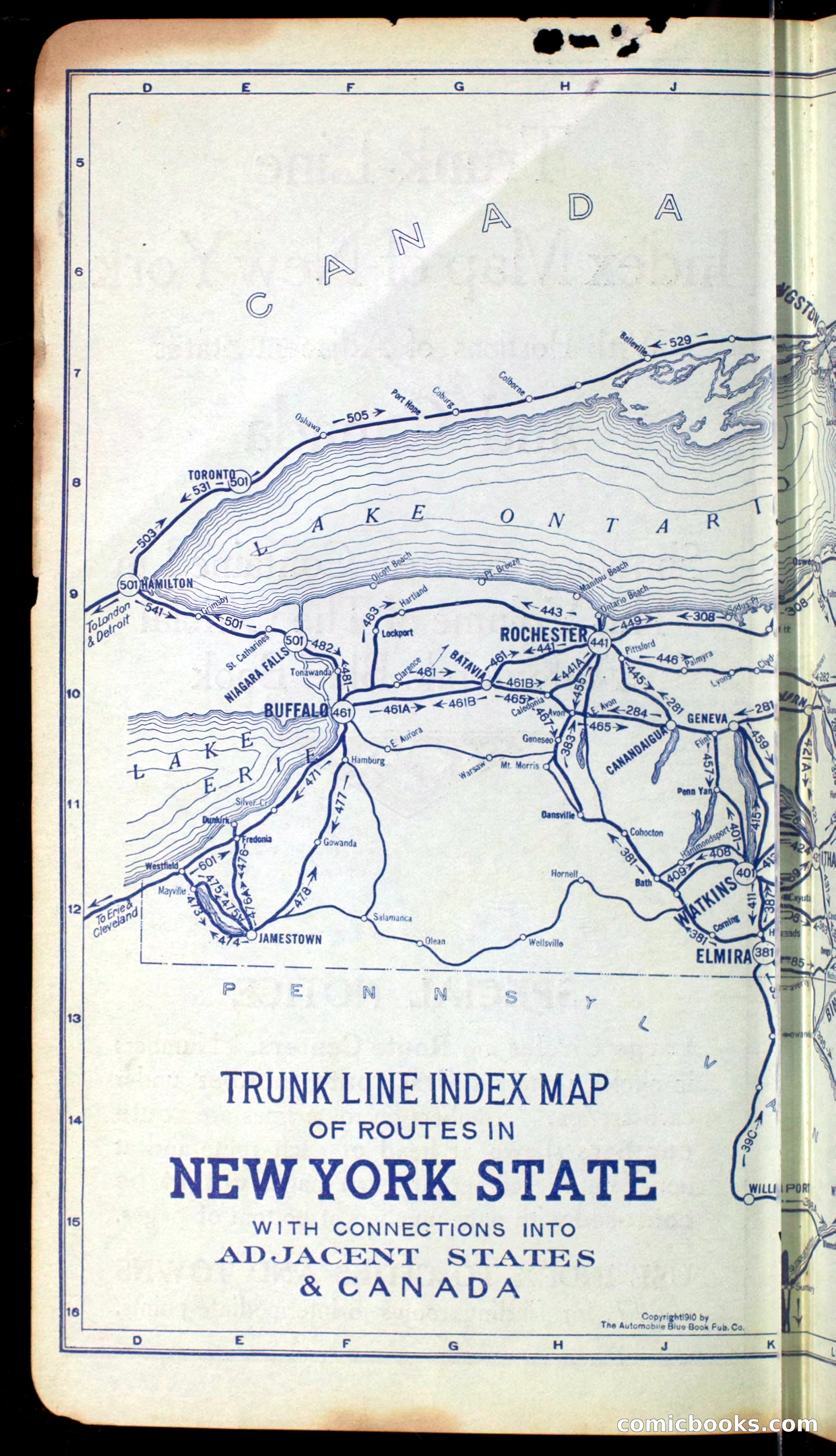 The Automobile Official Blue Book, 1910 — page 6 of 400