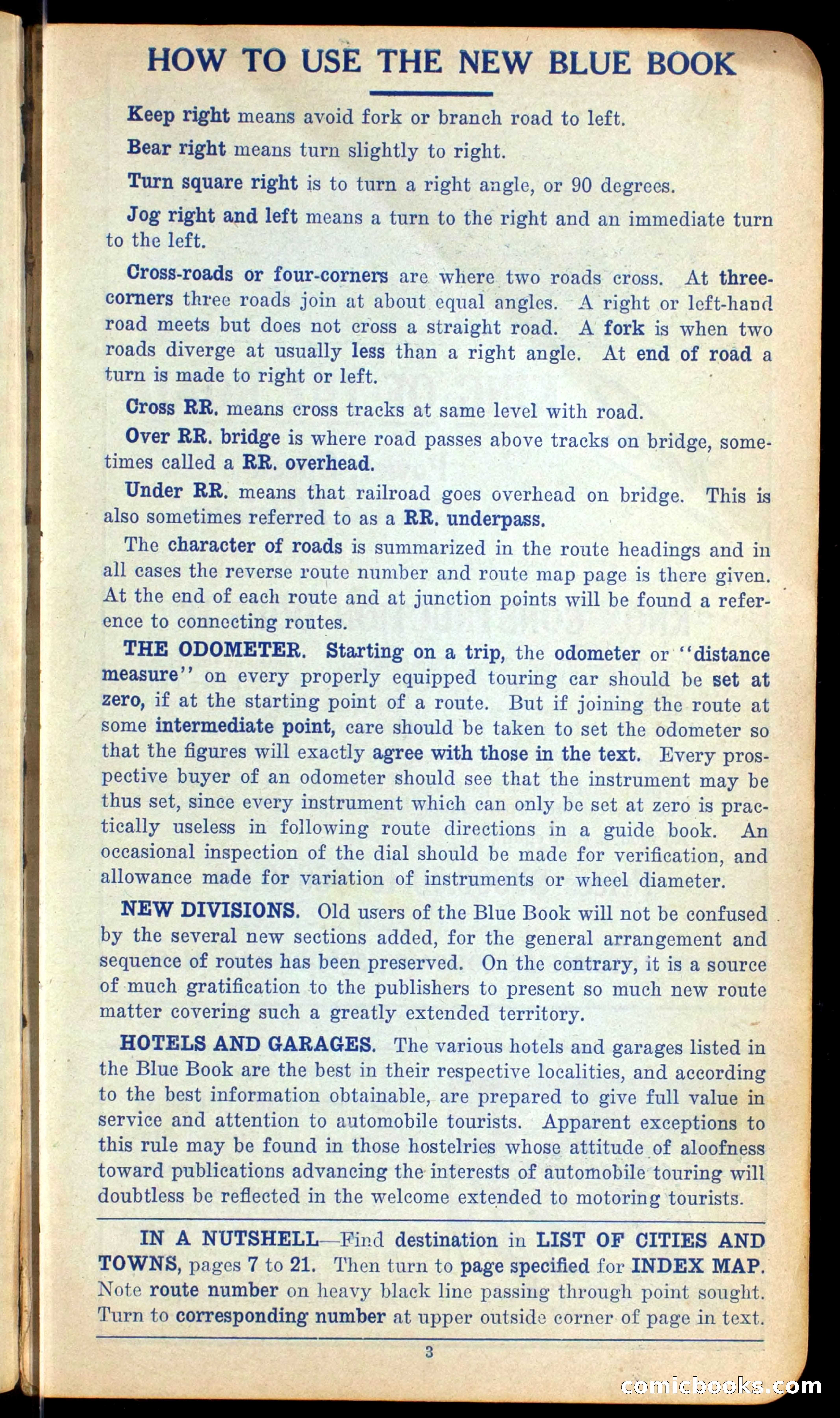 The Automobile Official Blue Book, 1910 — page 11 of 400