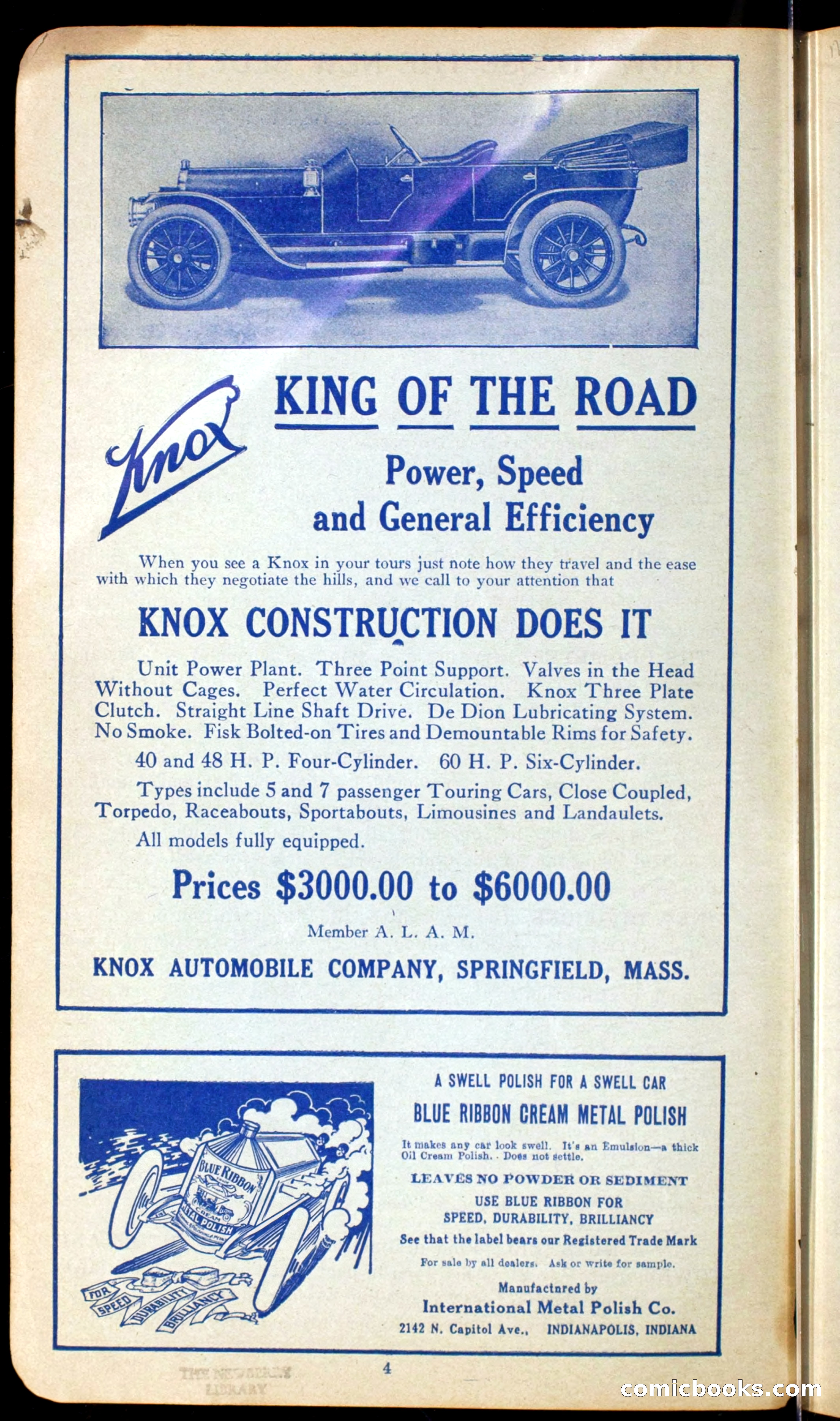 The Automobile Official Blue Book, 1910 — page 12 of 400