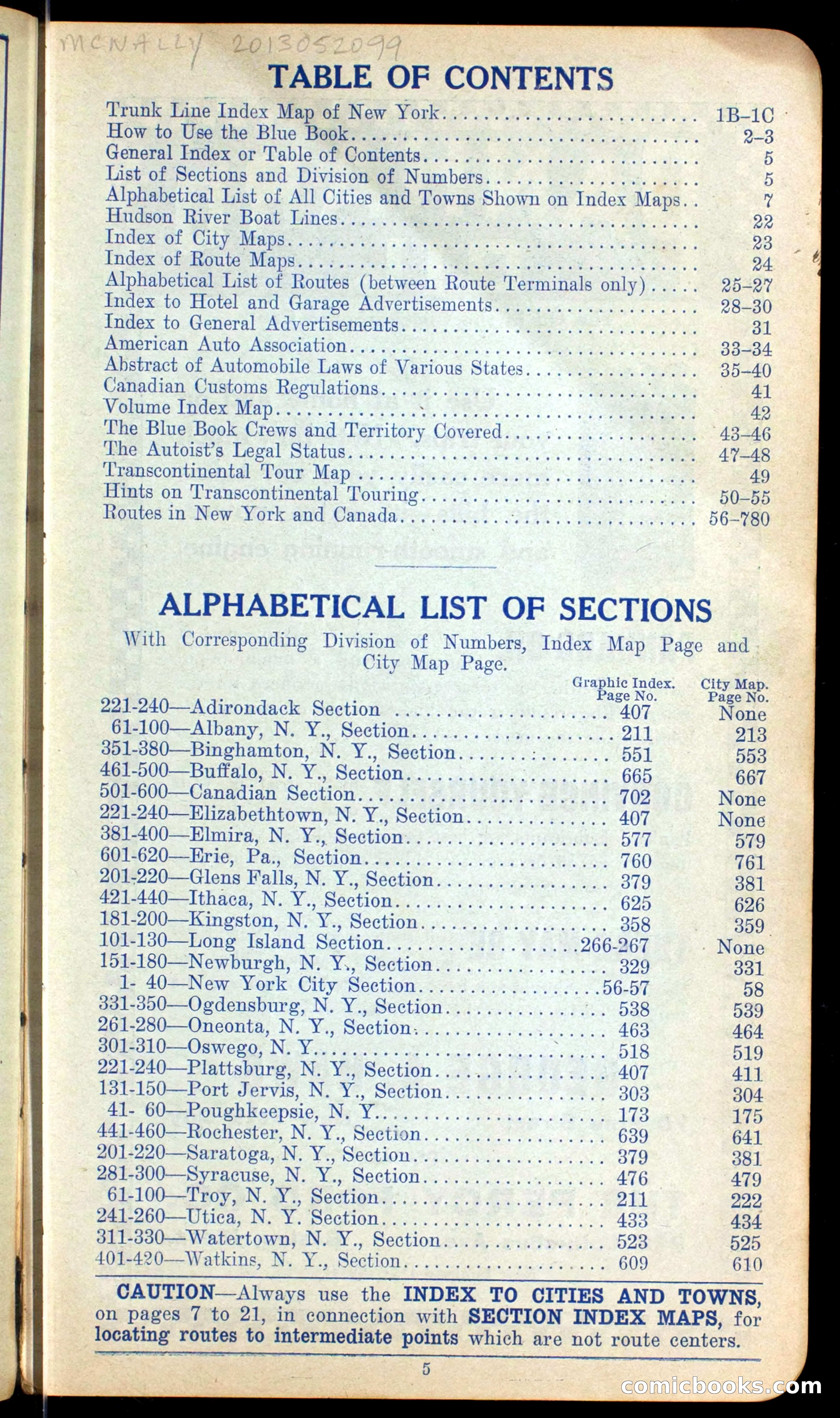 The Automobile Official Blue Book, 1910 — page 13 of 400