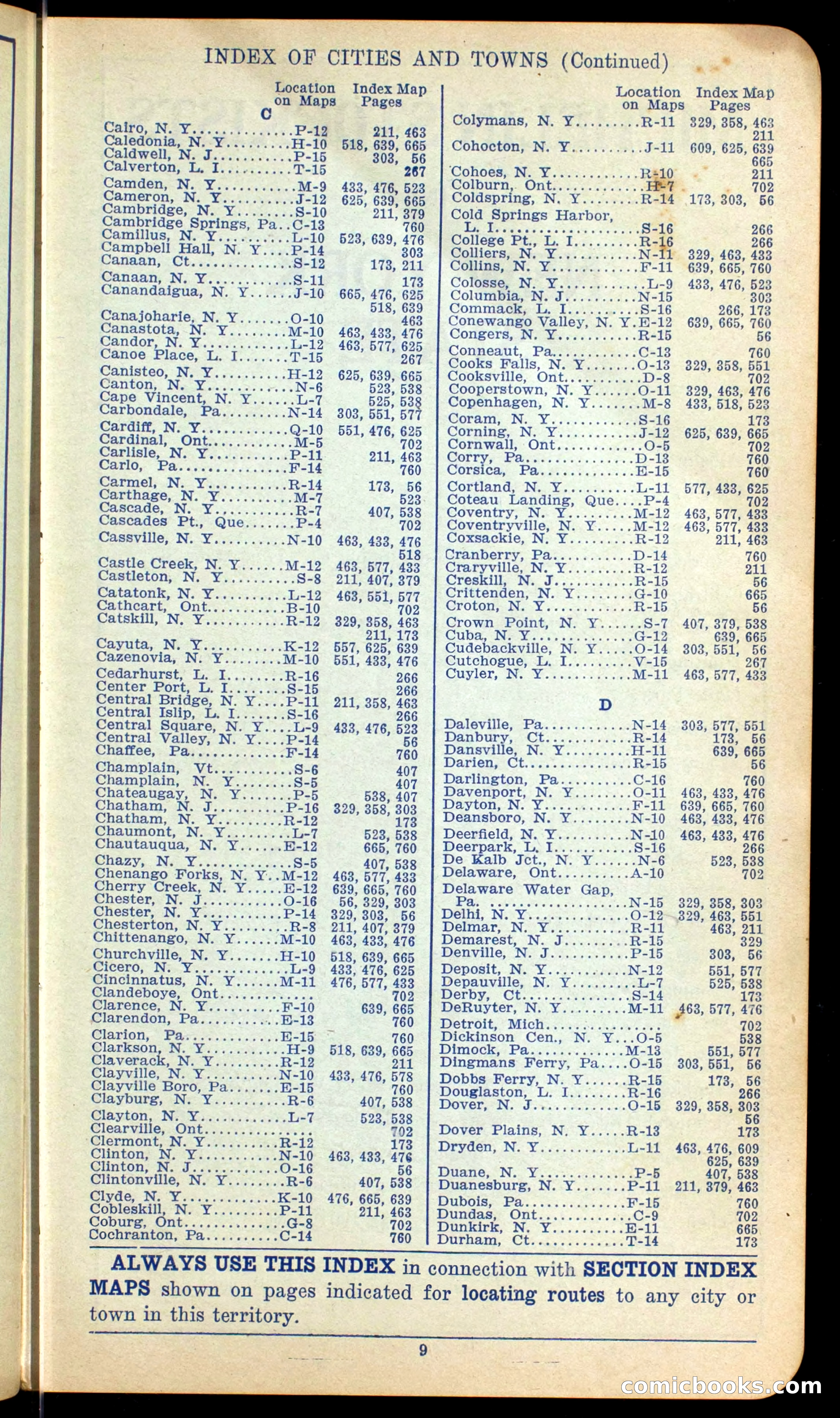 The Automobile Official Blue Book, 1910 — page 17 of 400