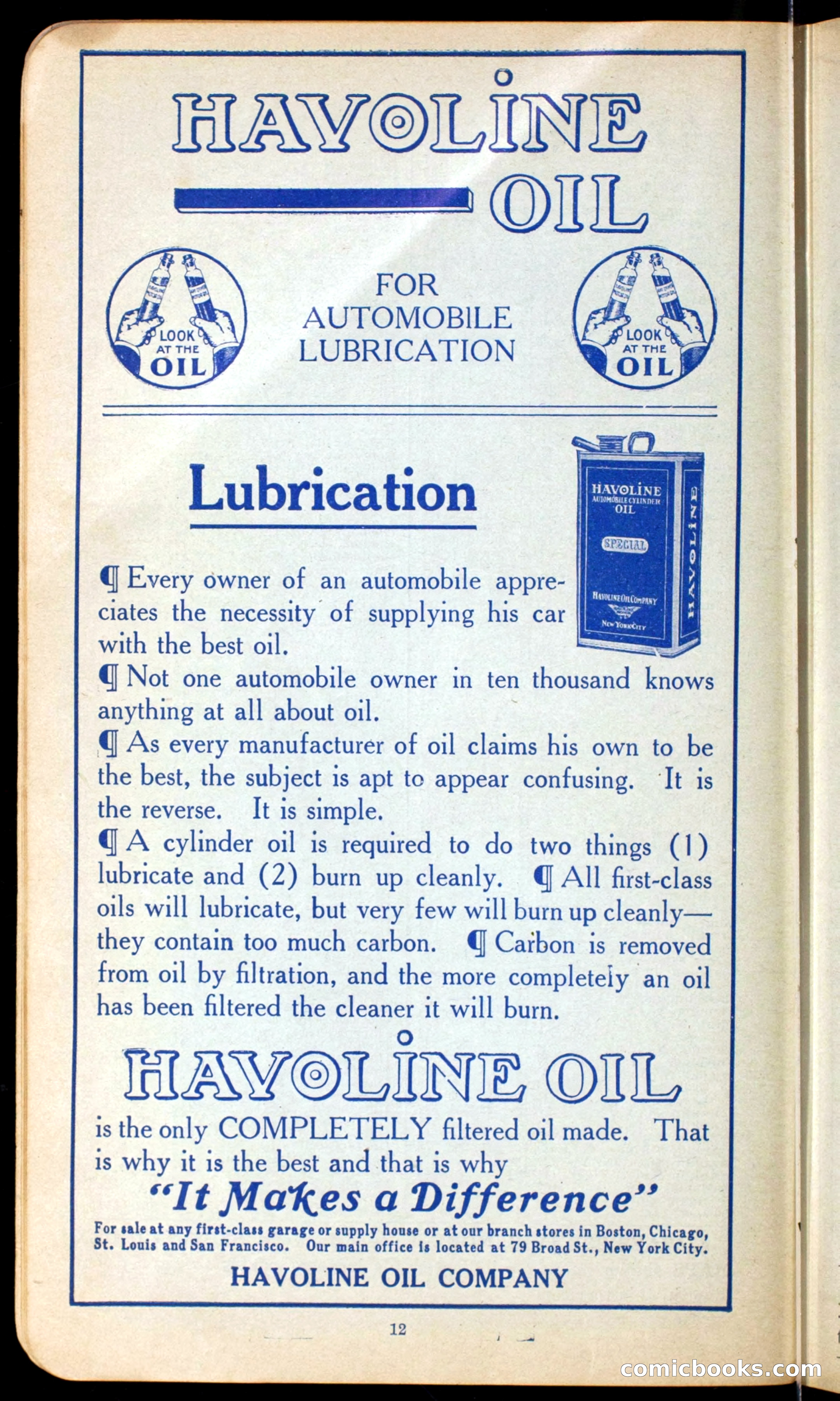 The Automobile Official Blue Book, 1910 — page 20 of 400