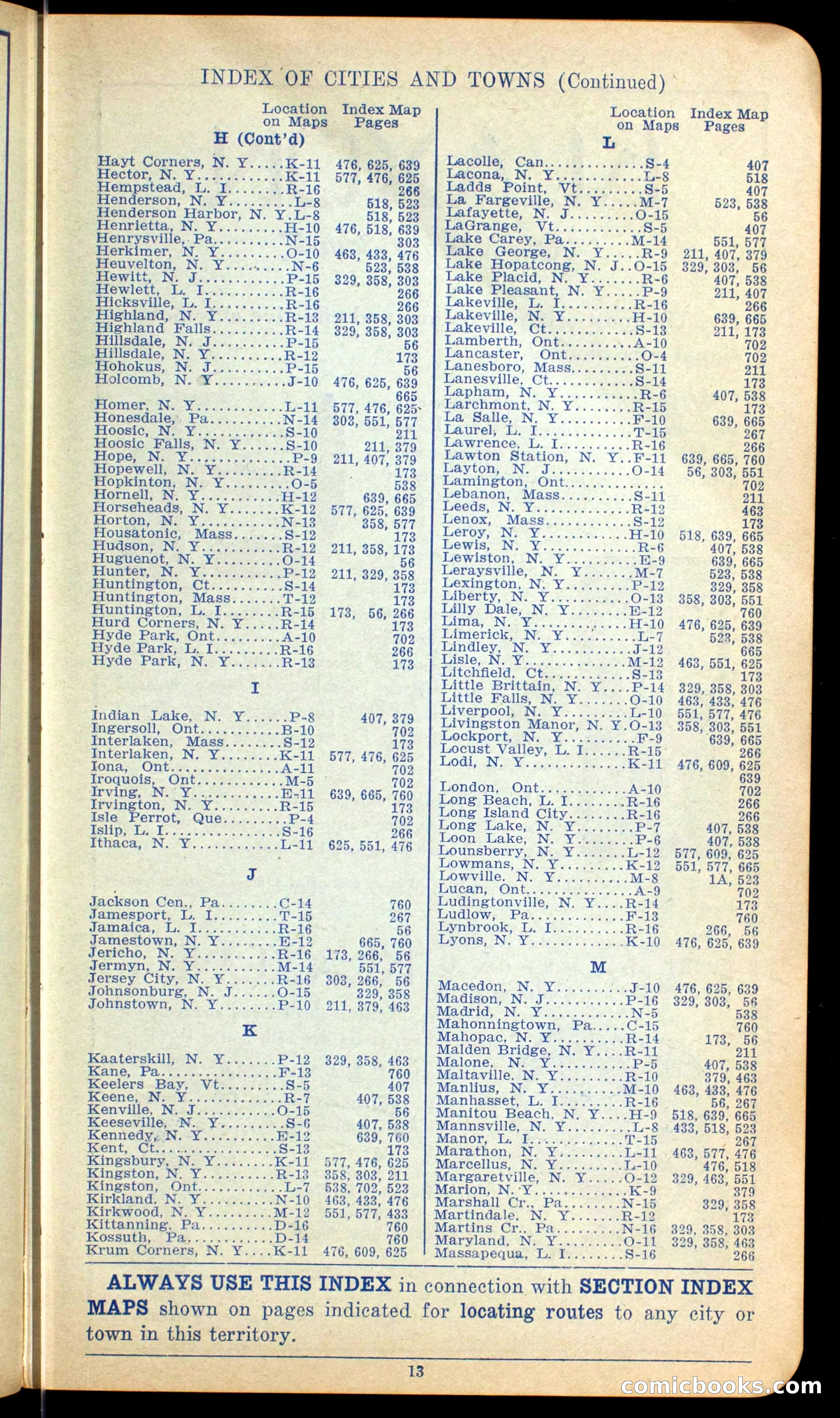 The Automobile Official Blue Book, 1910 — page 21 of 400