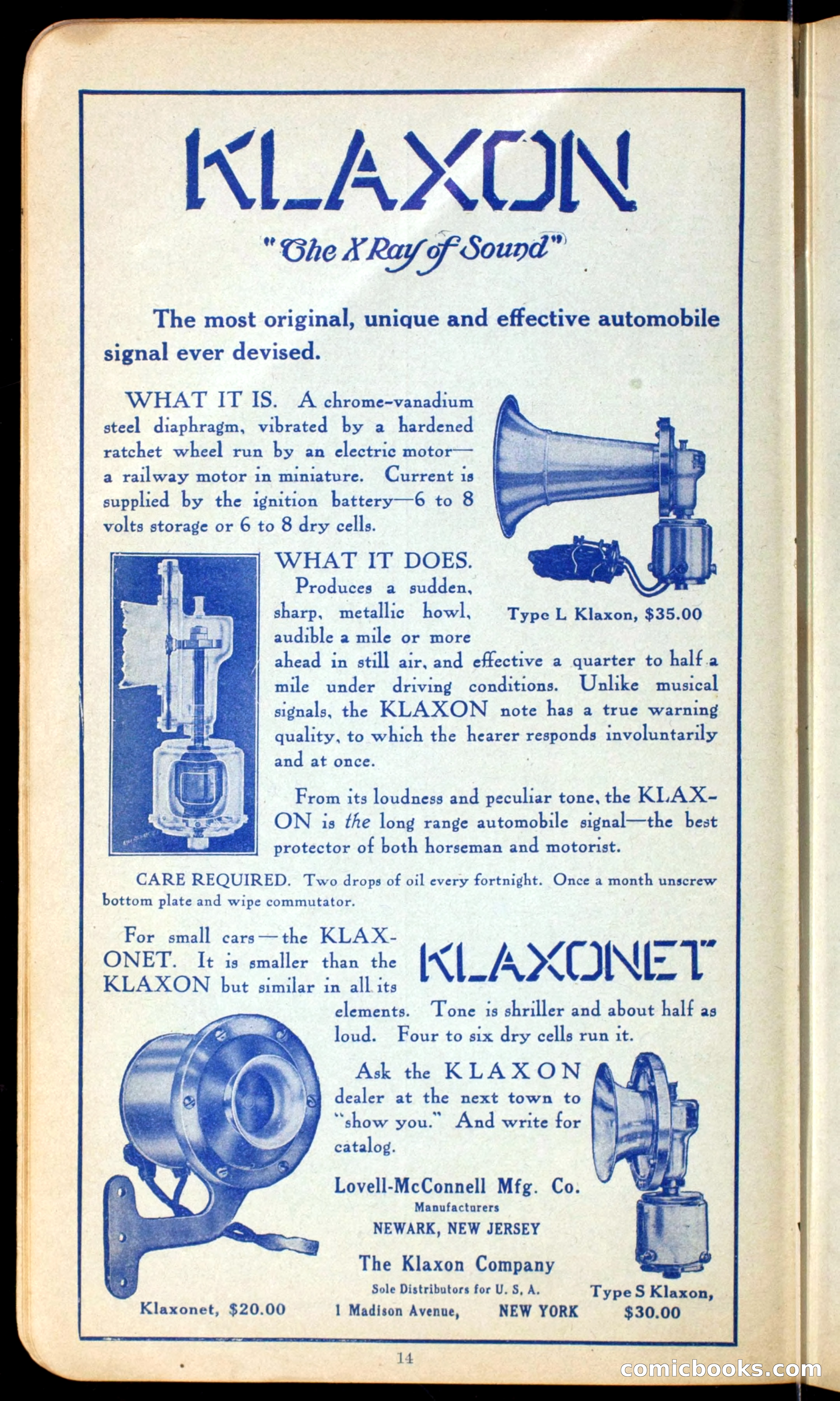 The Automobile Official Blue Book, 1910 — page 22 of 400