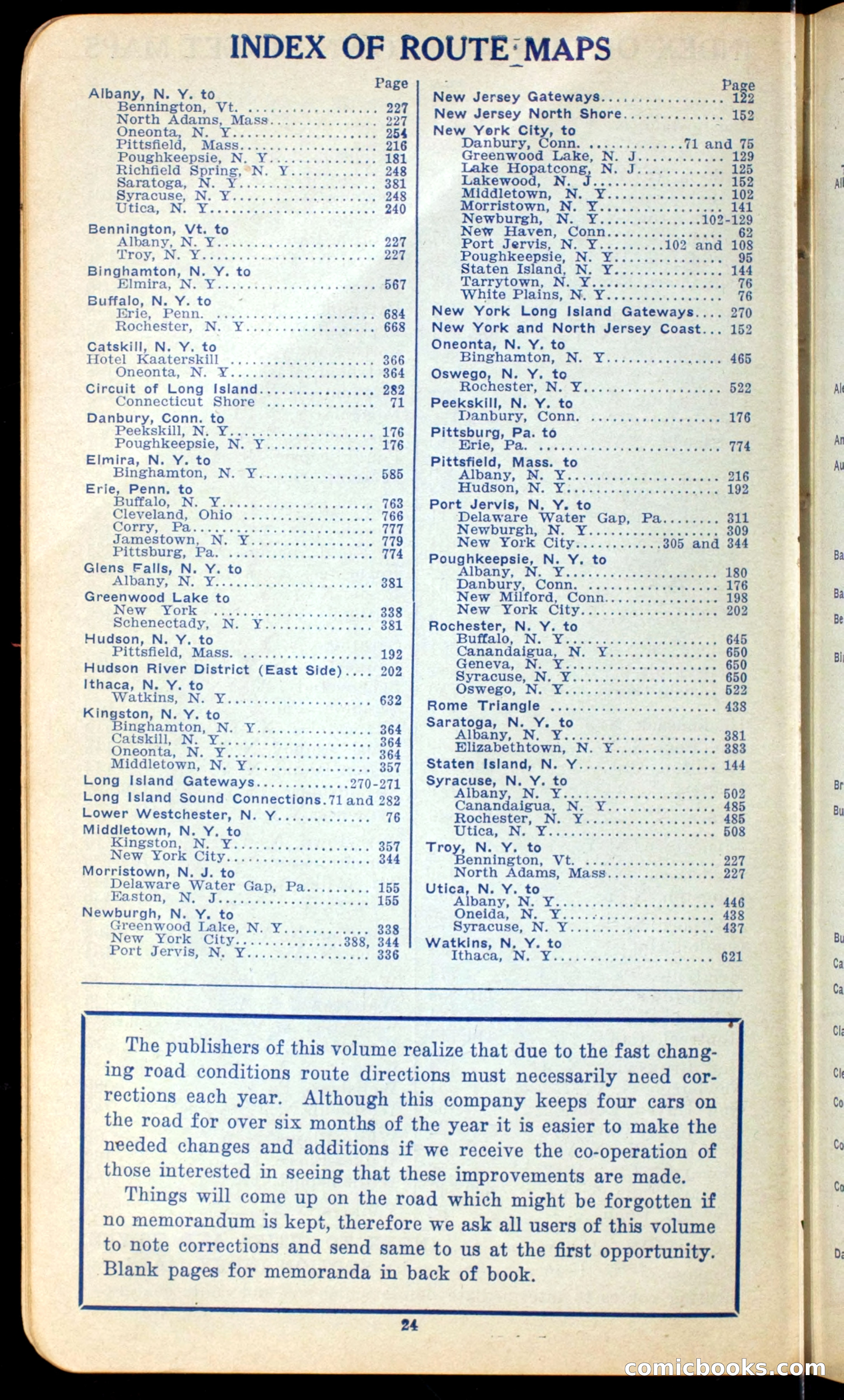The Automobile Official Blue Book, 1910 — page 32 of 400