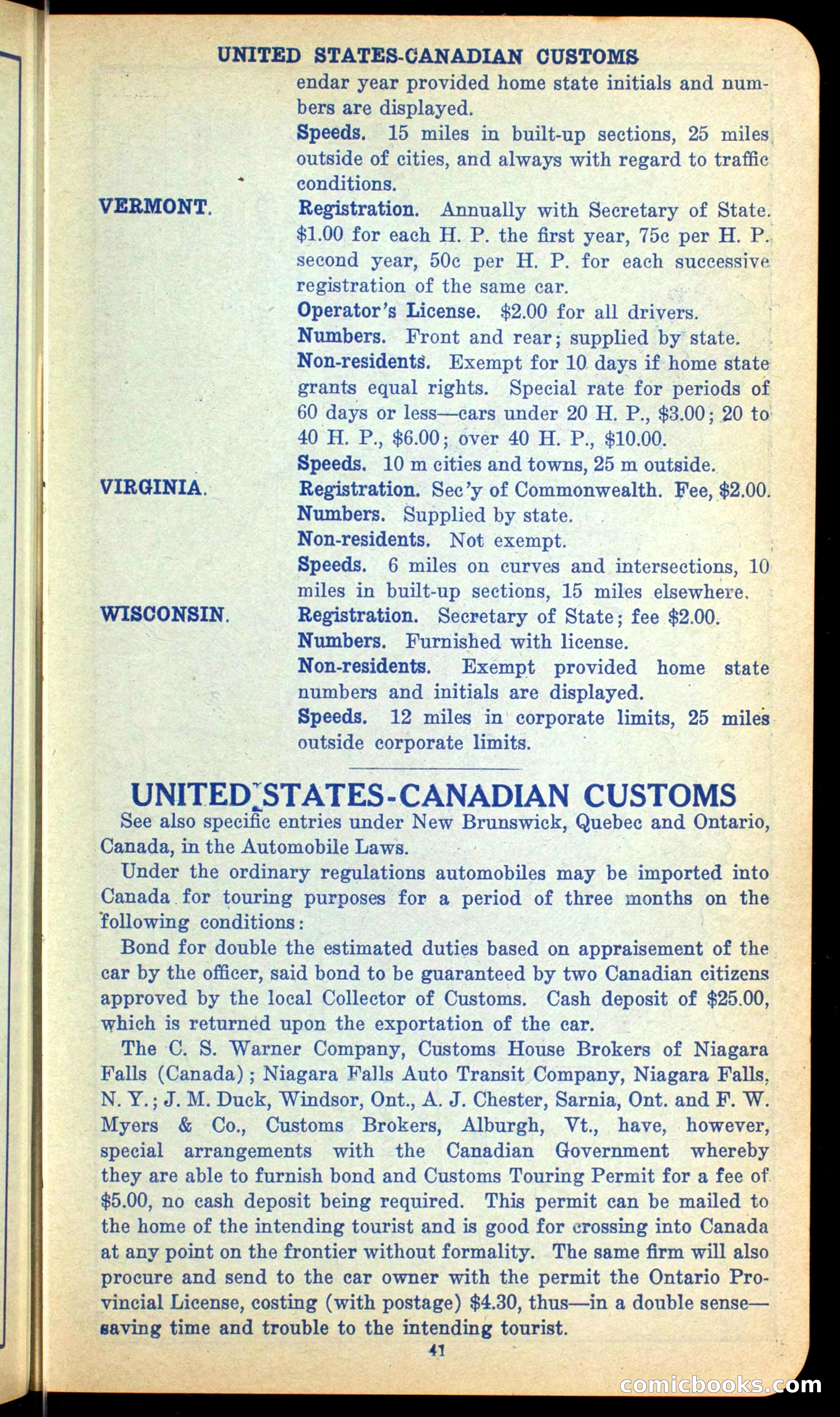 The Automobile Official Blue Book, 1910 — page 49 of 400