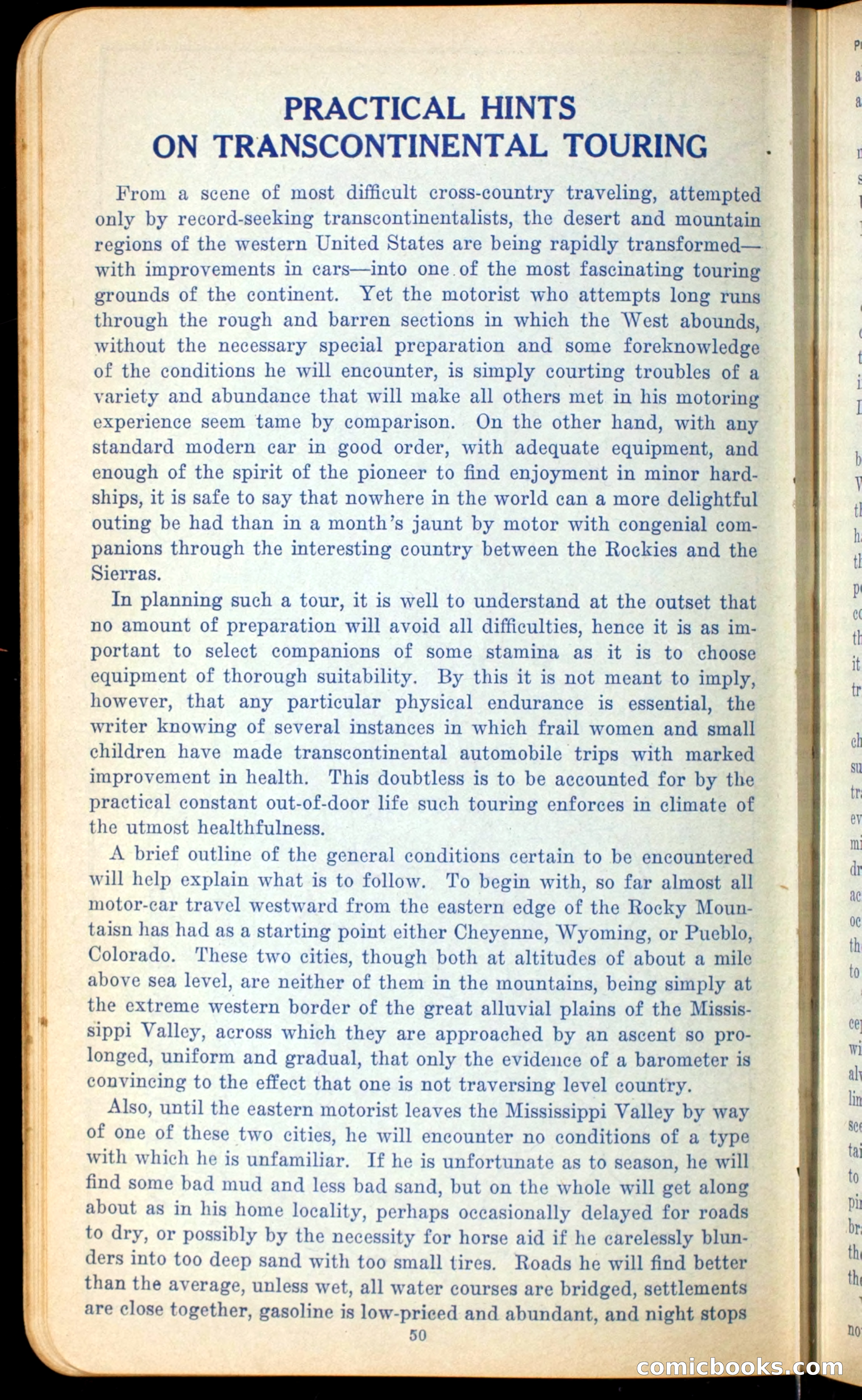 The Automobile Official Blue Book, 1910 — page 58 of 400