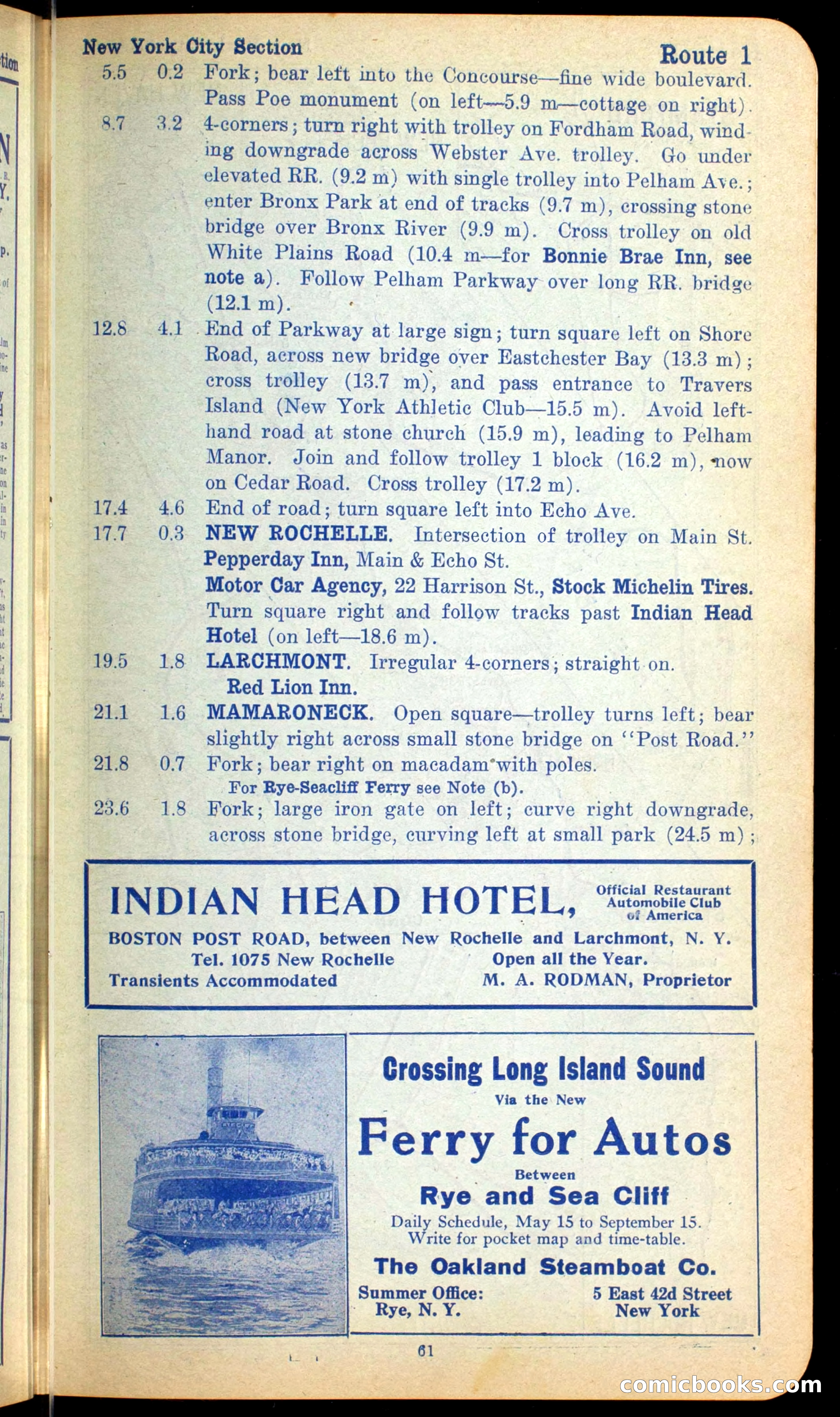 The Automobile Official Blue Book, 1910 — page 69 of 400