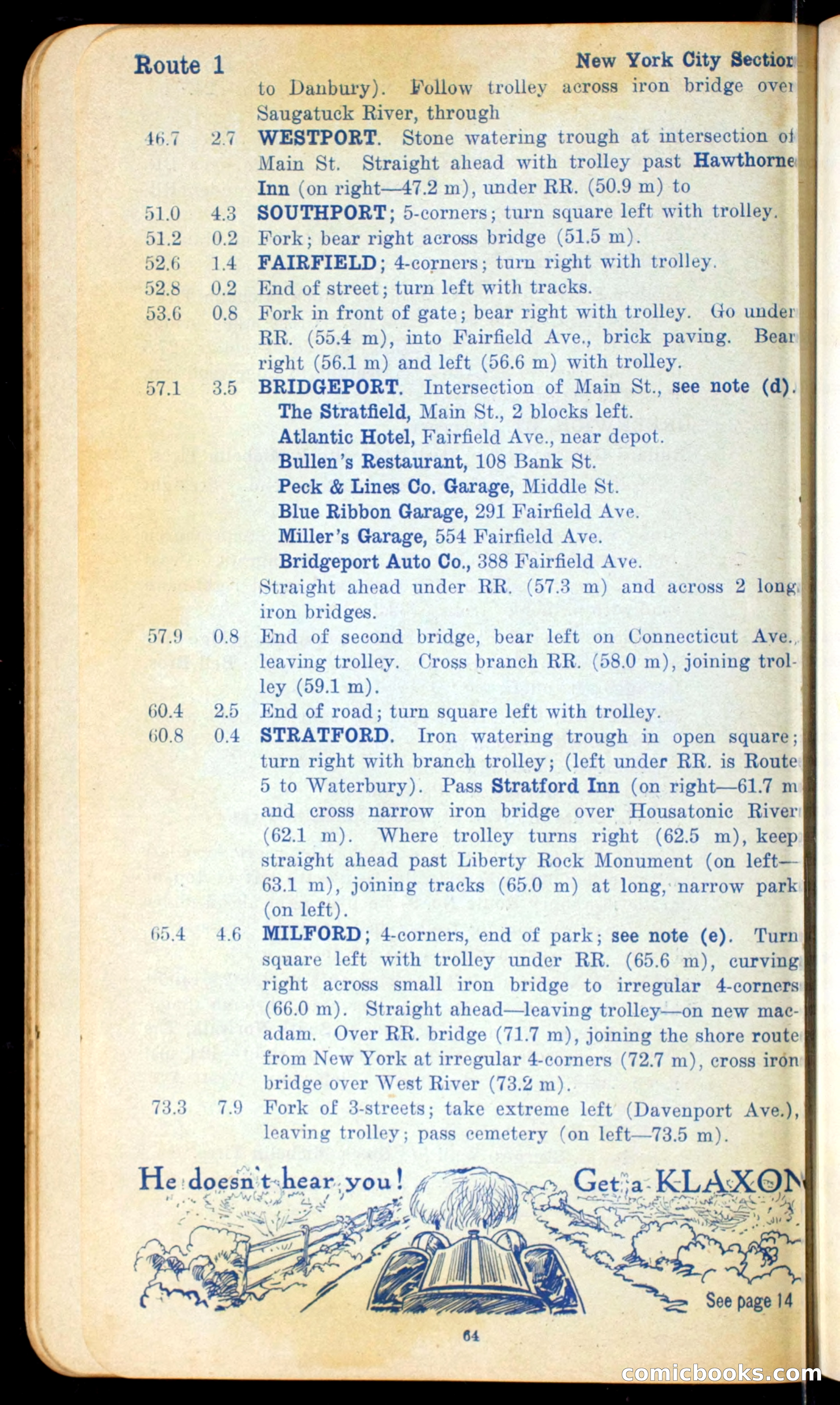 The Automobile Official Blue Book, 1910 — page 72 of 400