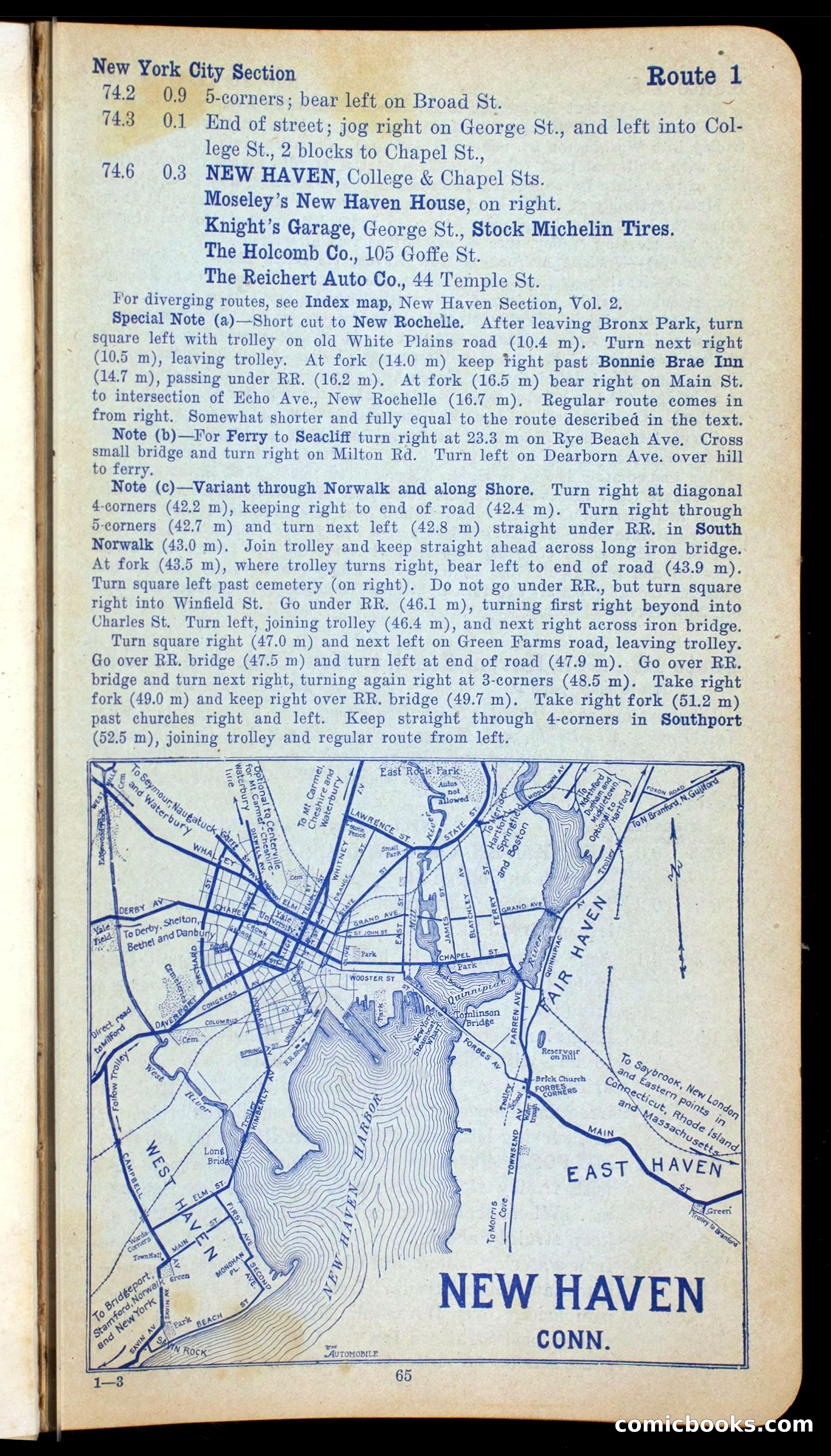 The Automobile Official Blue Book, 1910 — page 75 of 400