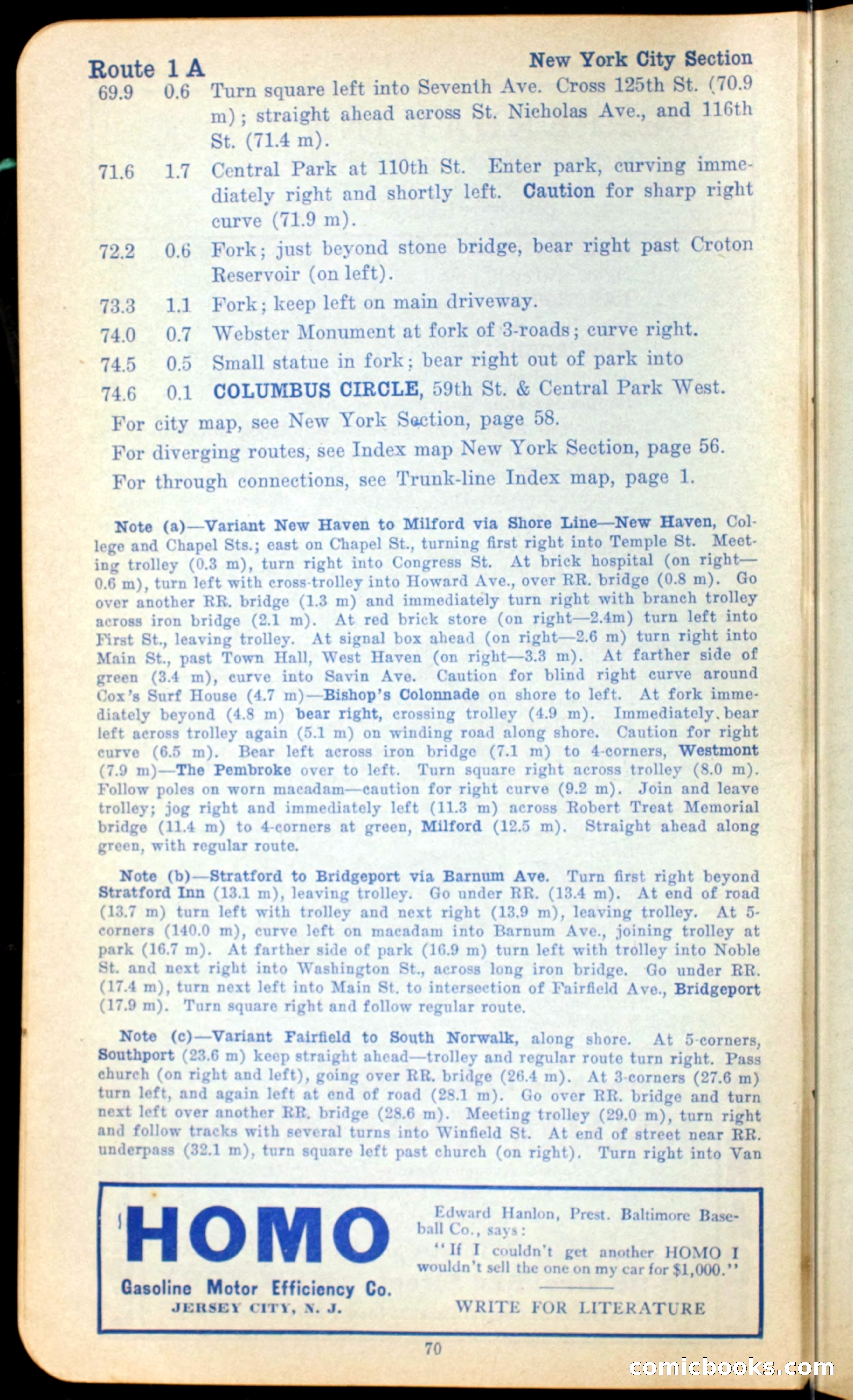 The Automobile Official Blue Book, 1910 — page 80 of 400