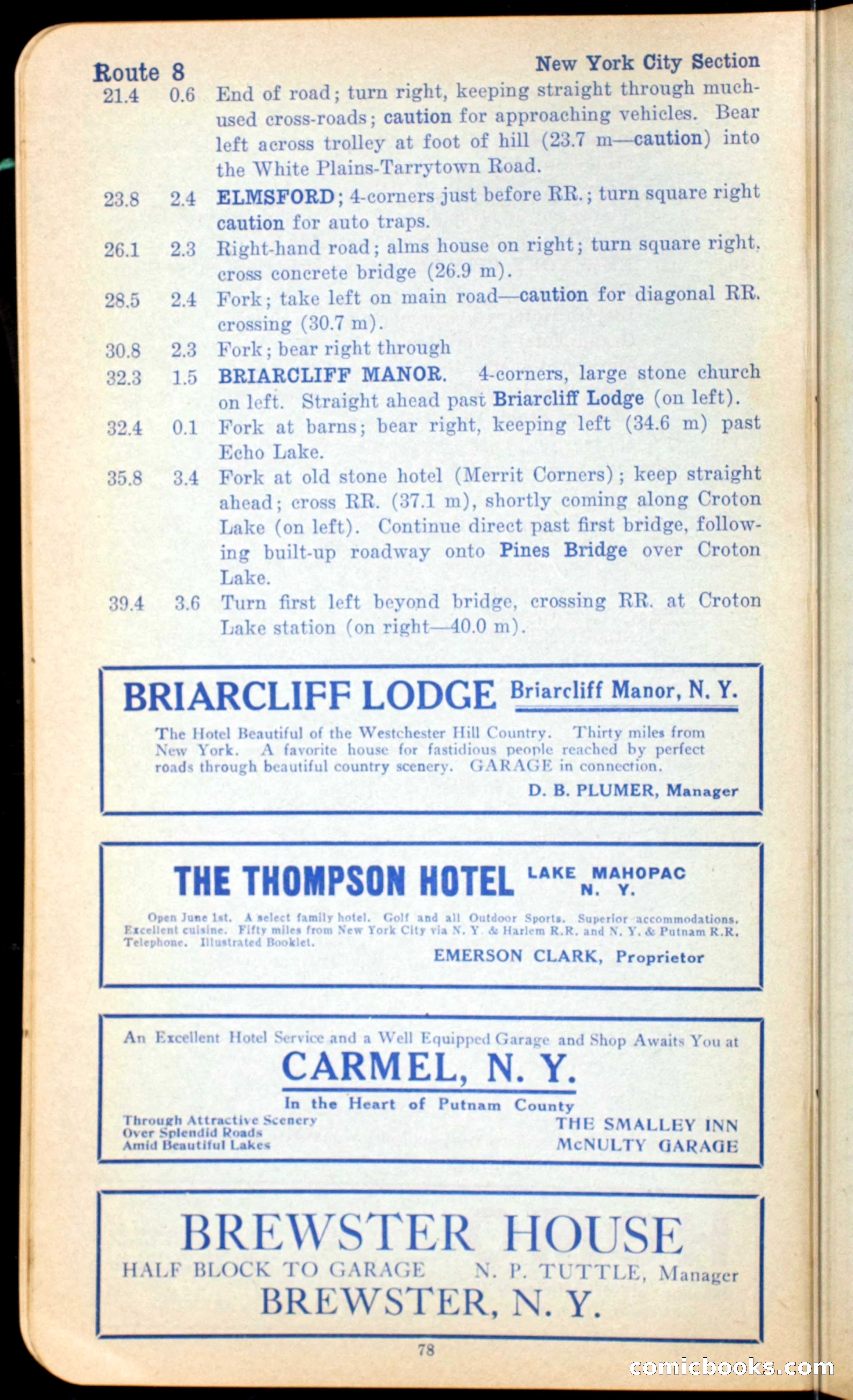 The Automobile Official Blue Book, 1910 — page 88 of 400