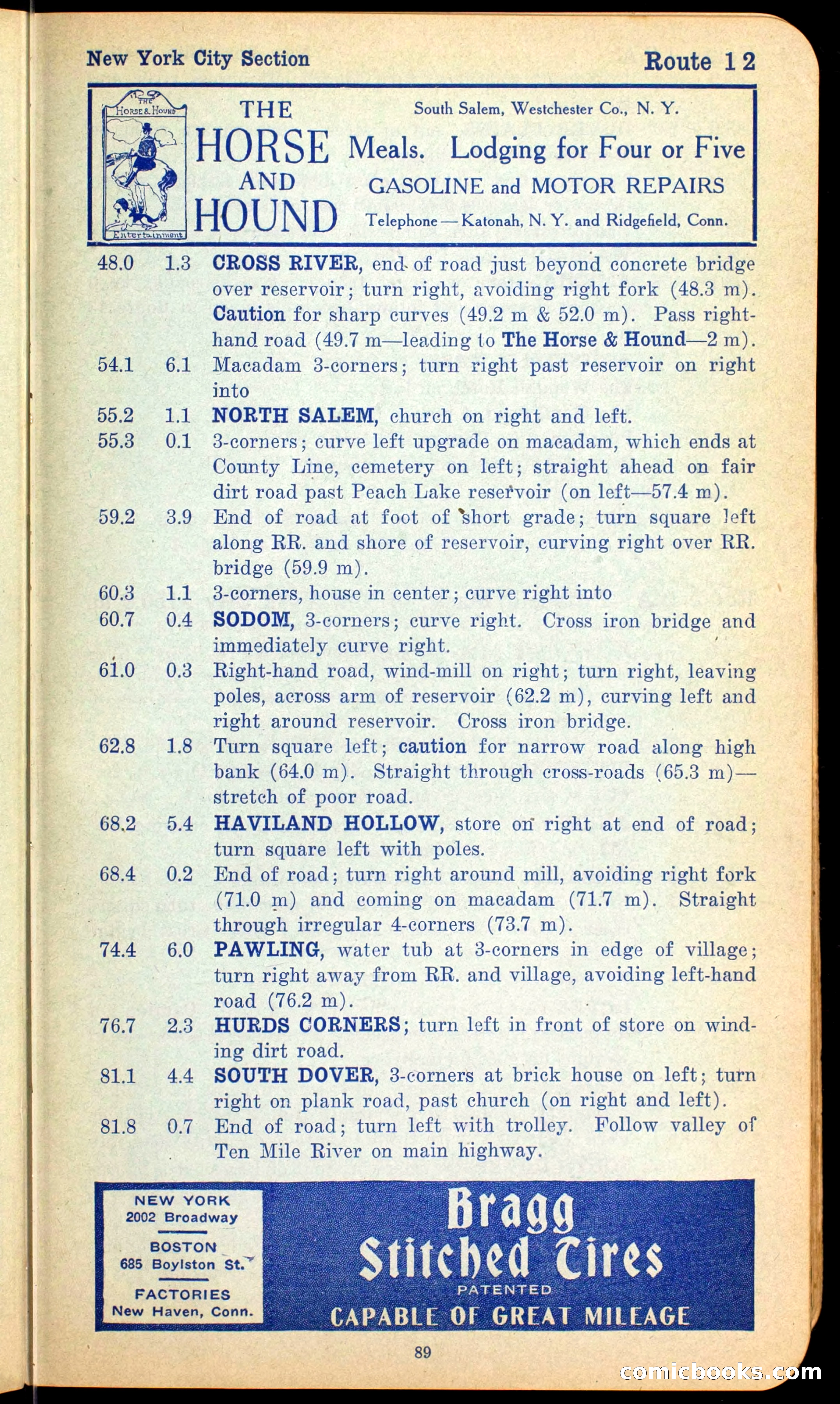 The Automobile Official Blue Book, 1910 — page 99 of 400