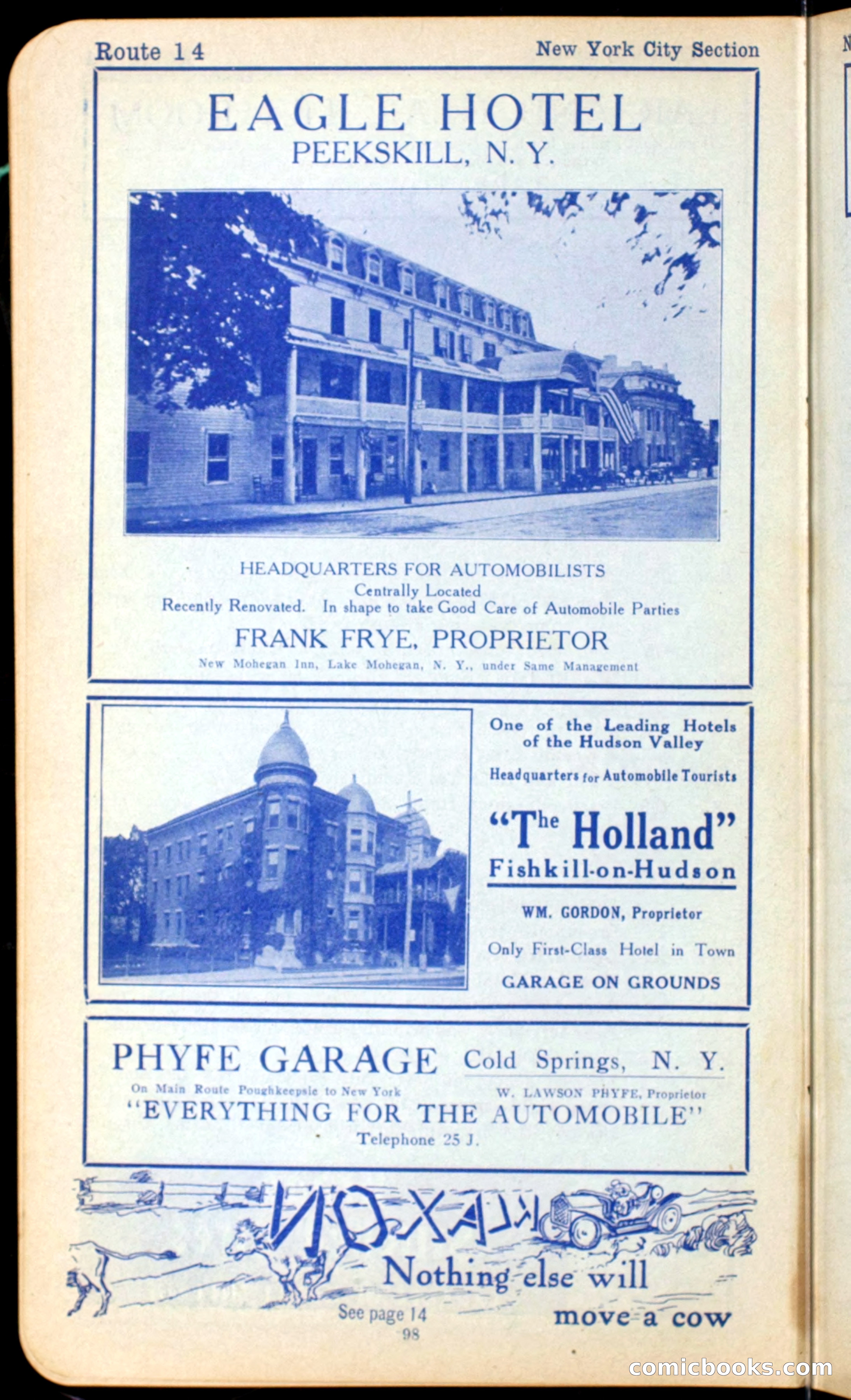 The Automobile Official Blue Book, 1910 — page 108 of 400