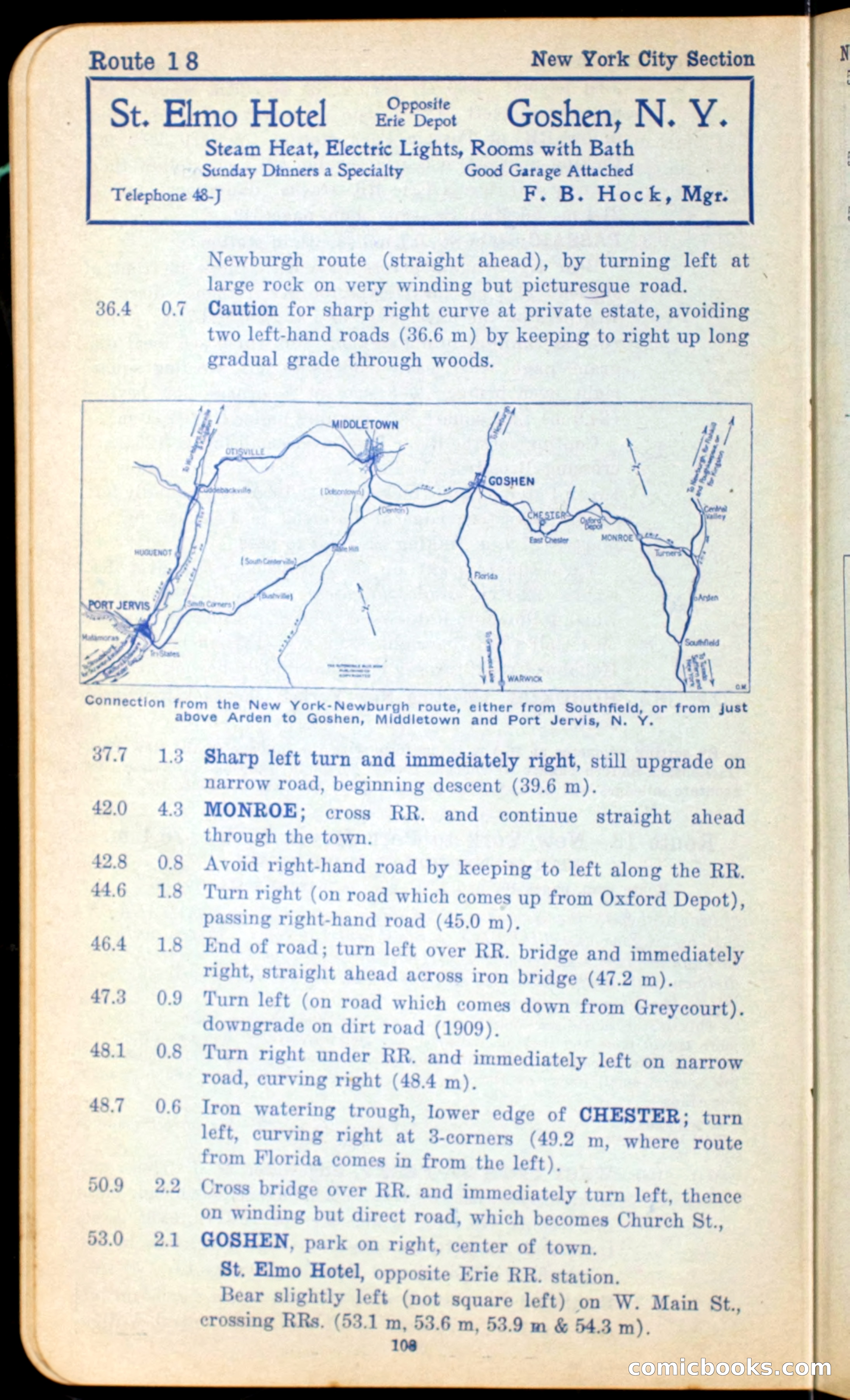 The Automobile Official Blue Book, 1910 — page 118 of 400
