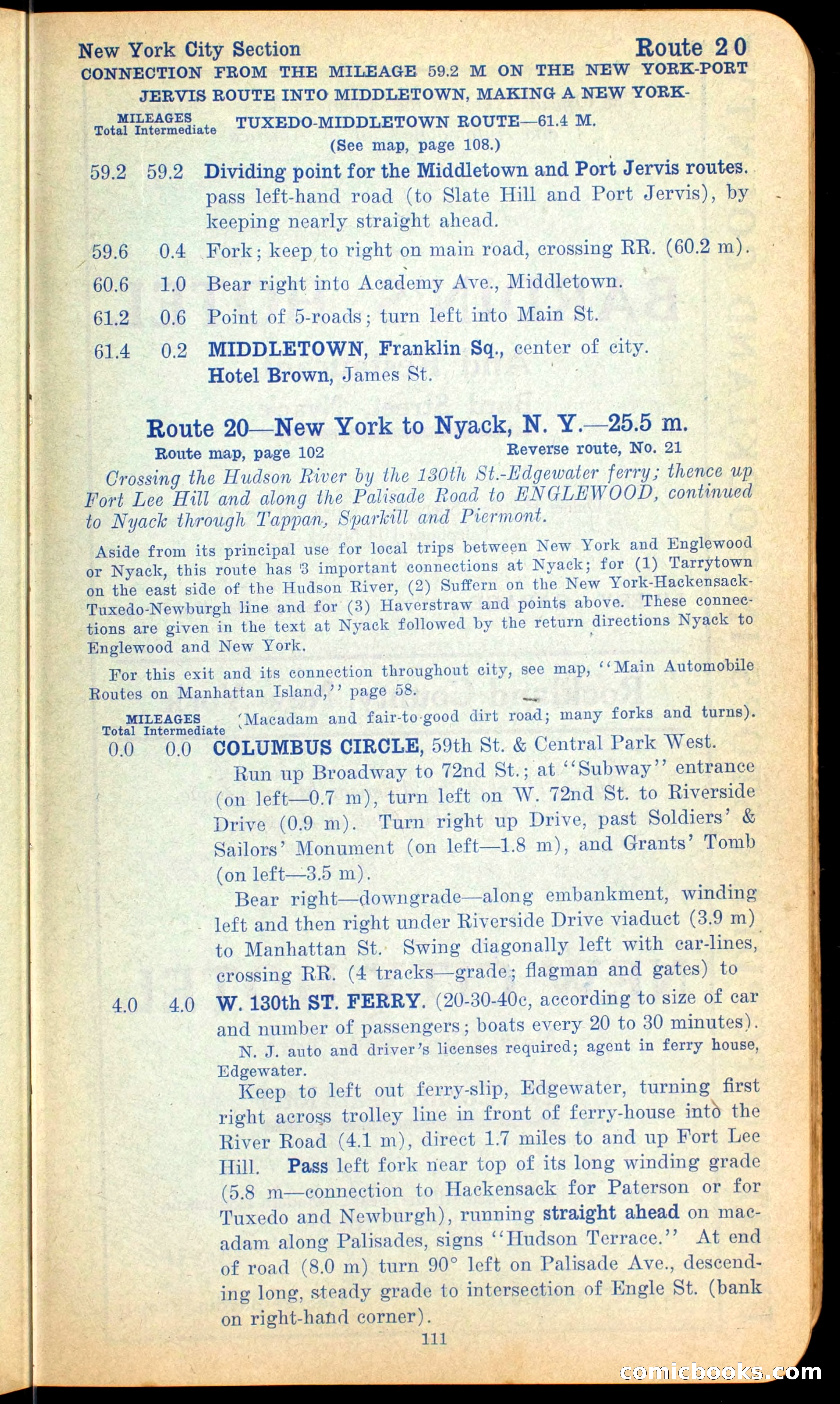 The Automobile Official Blue Book, 1910 — page 121 of 400
