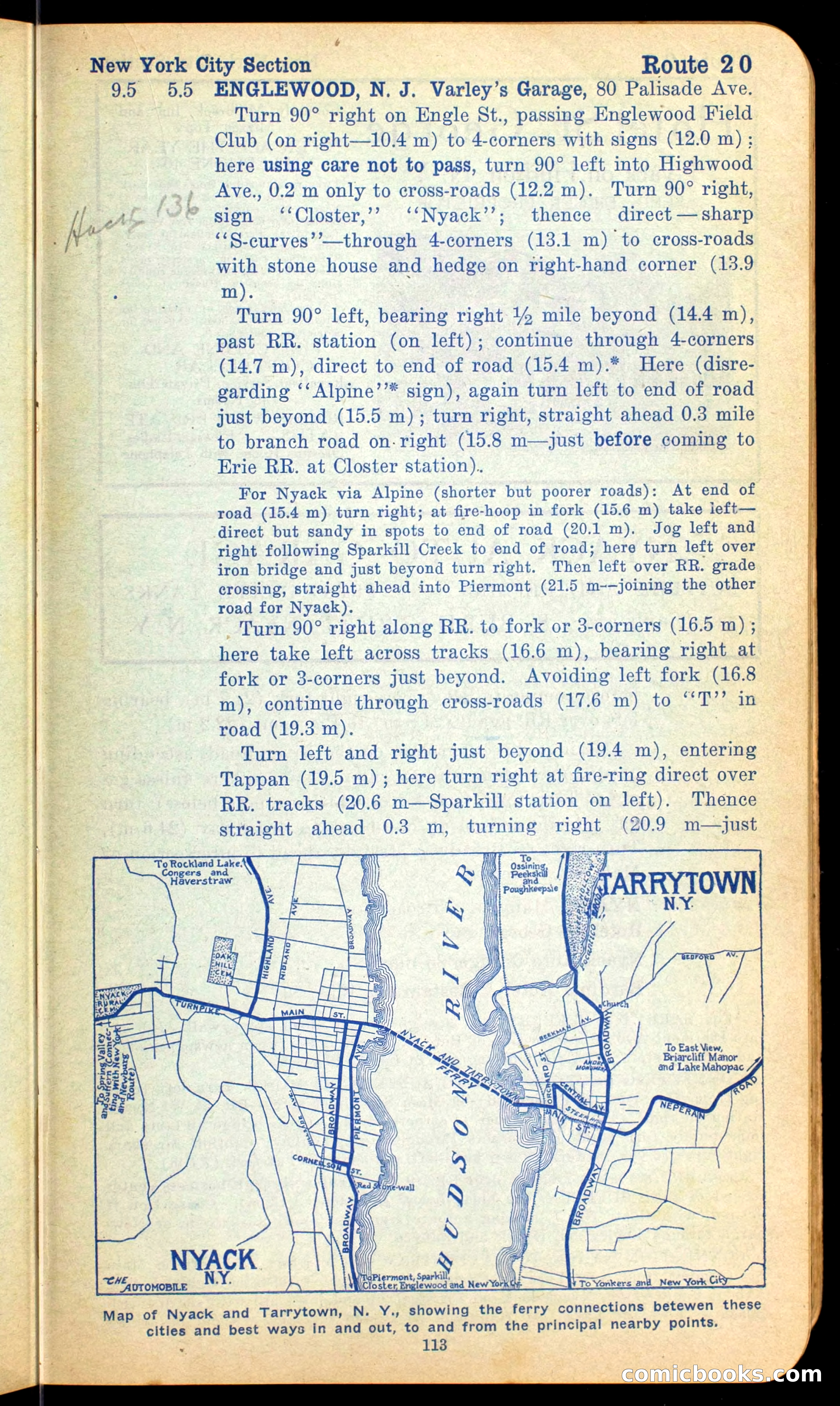 The Automobile Official Blue Book, 1910 — page 123 of 400