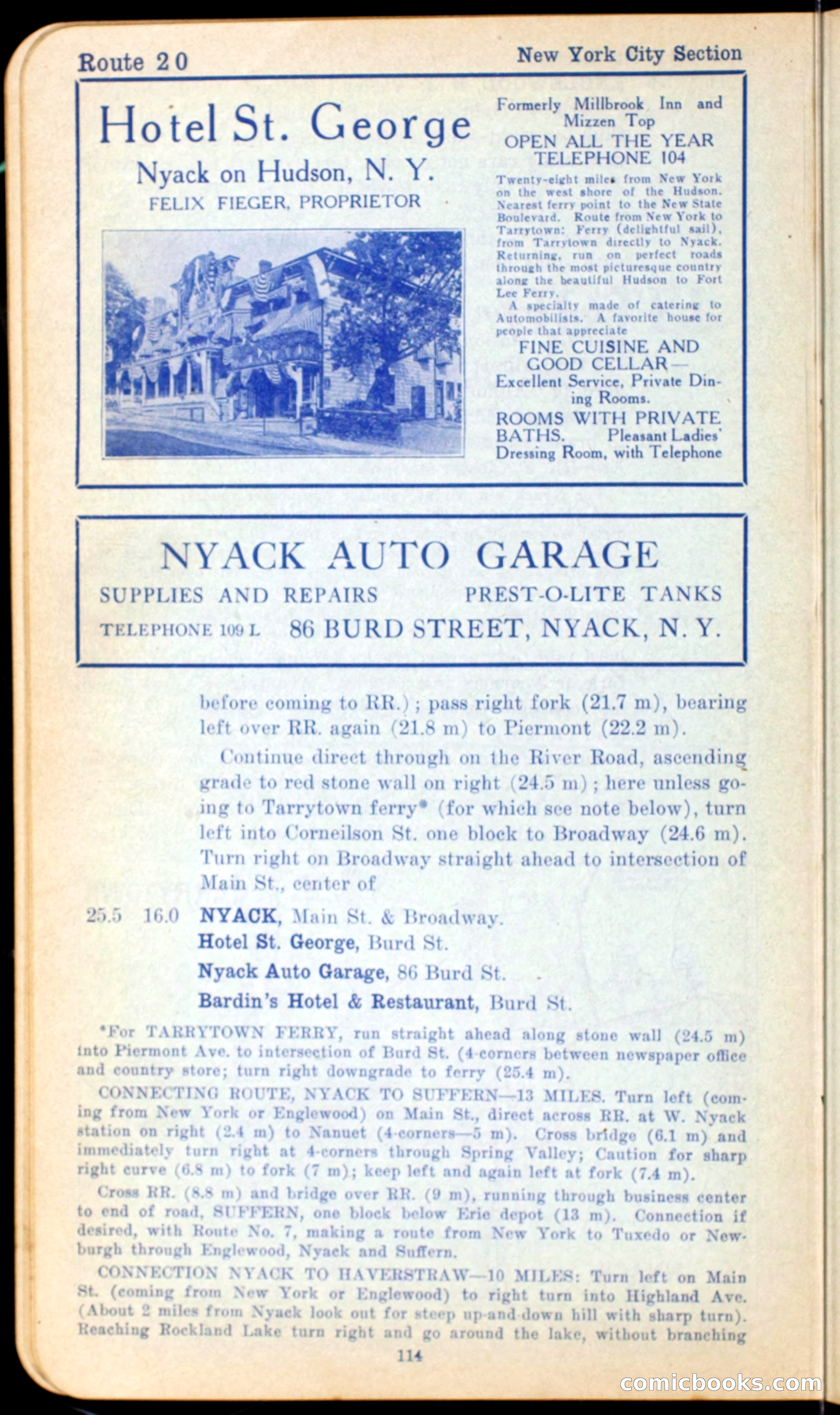 The Automobile Official Blue Book, 1910 — page 124 of 400