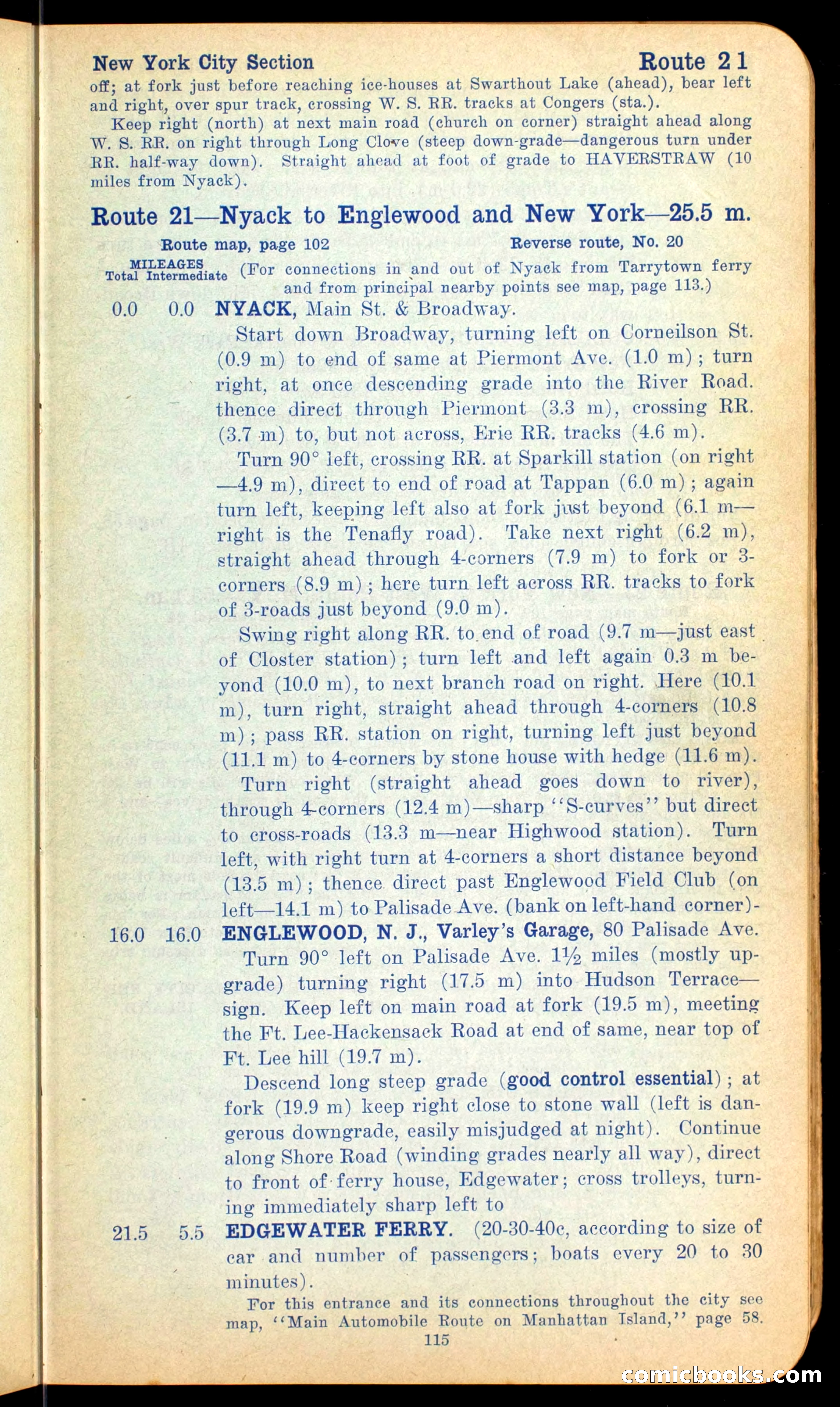 The Automobile Official Blue Book, 1910 — page 125 of 400