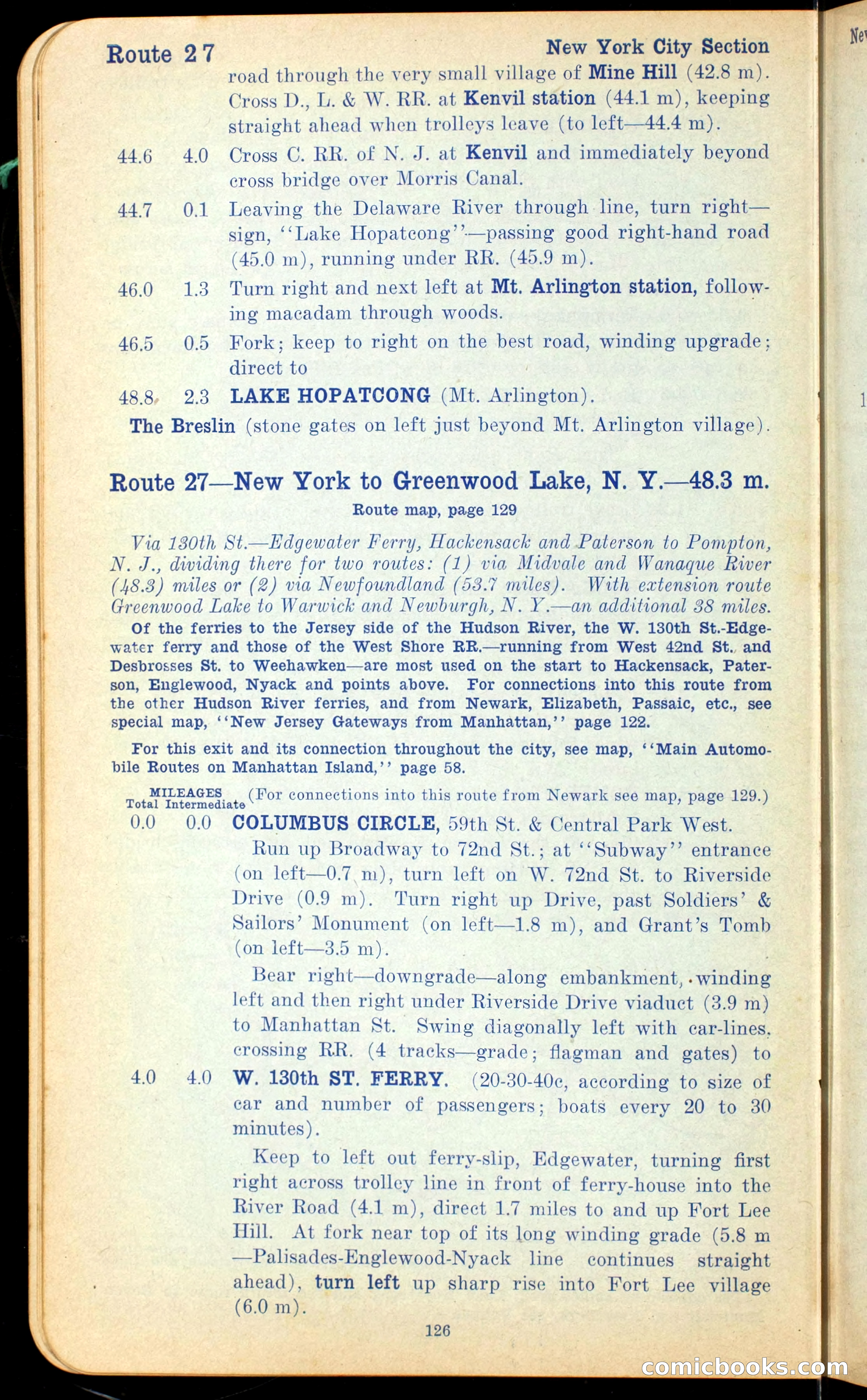 The Automobile Official Blue Book, 1910 — page 136 of 400