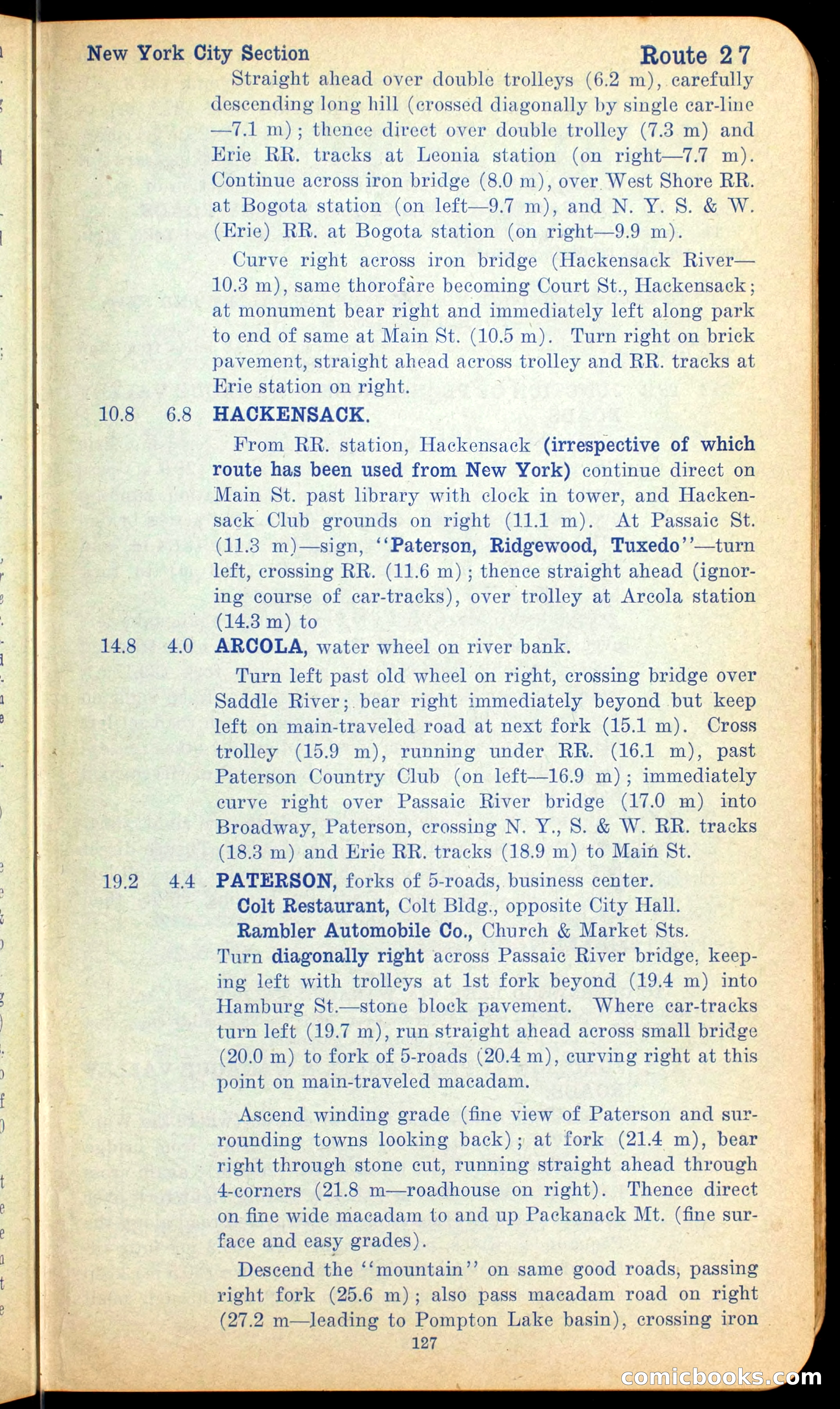 The Automobile Official Blue Book, 1910 — page 137 of 400