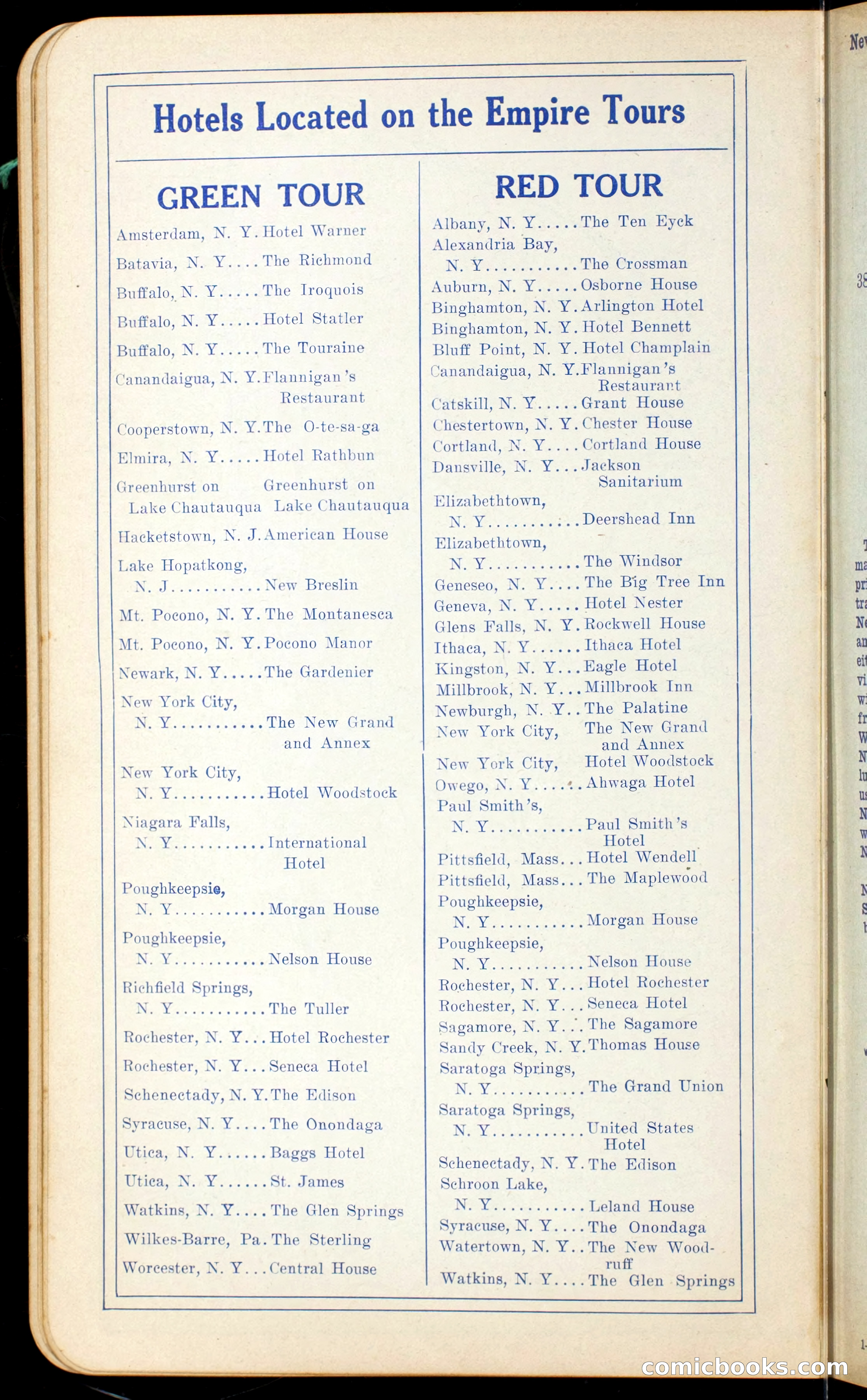 The Automobile Official Blue Book, 1910 — page 142 of 400