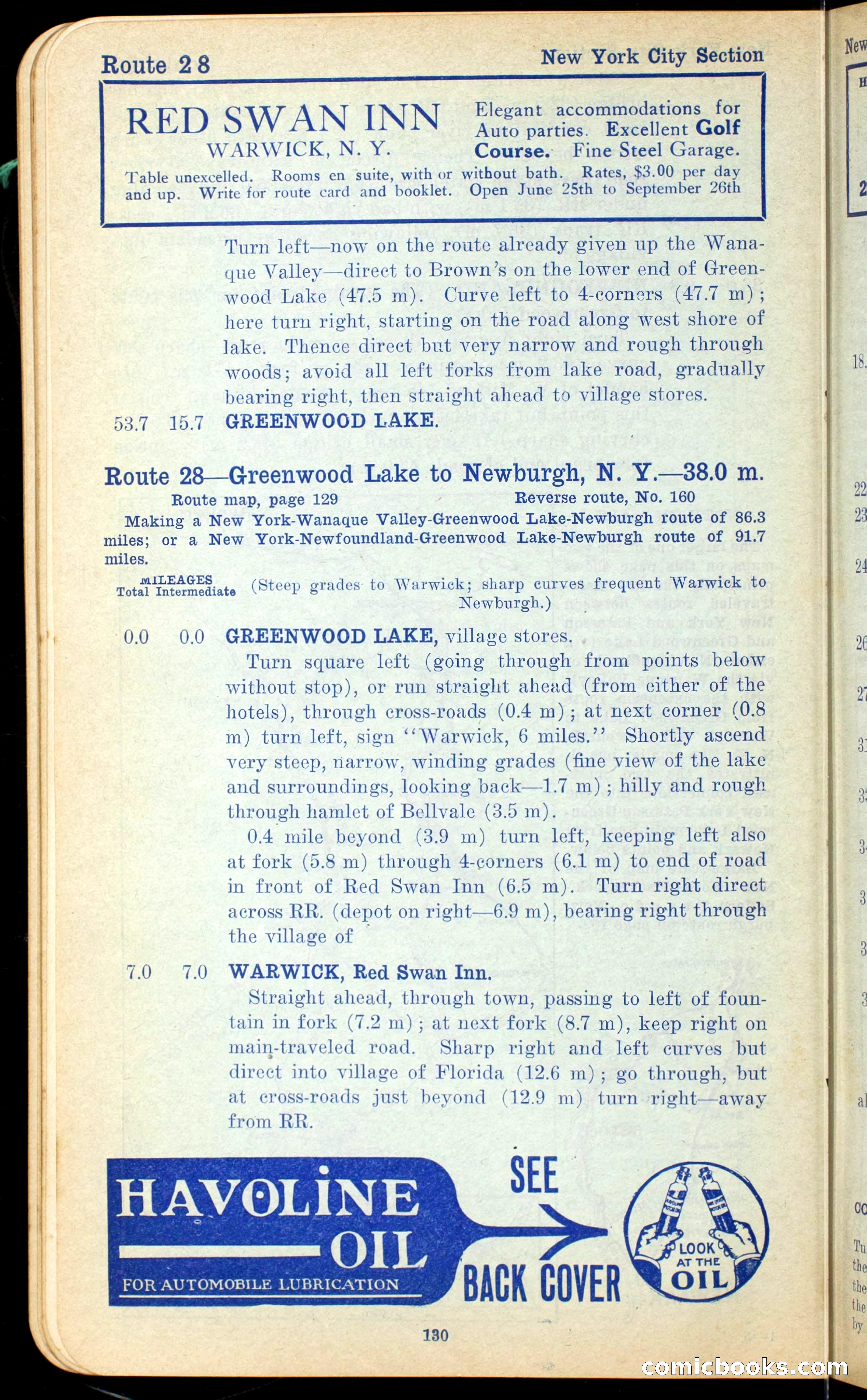 The Automobile Official Blue Book, 1910 — page 144 of 400