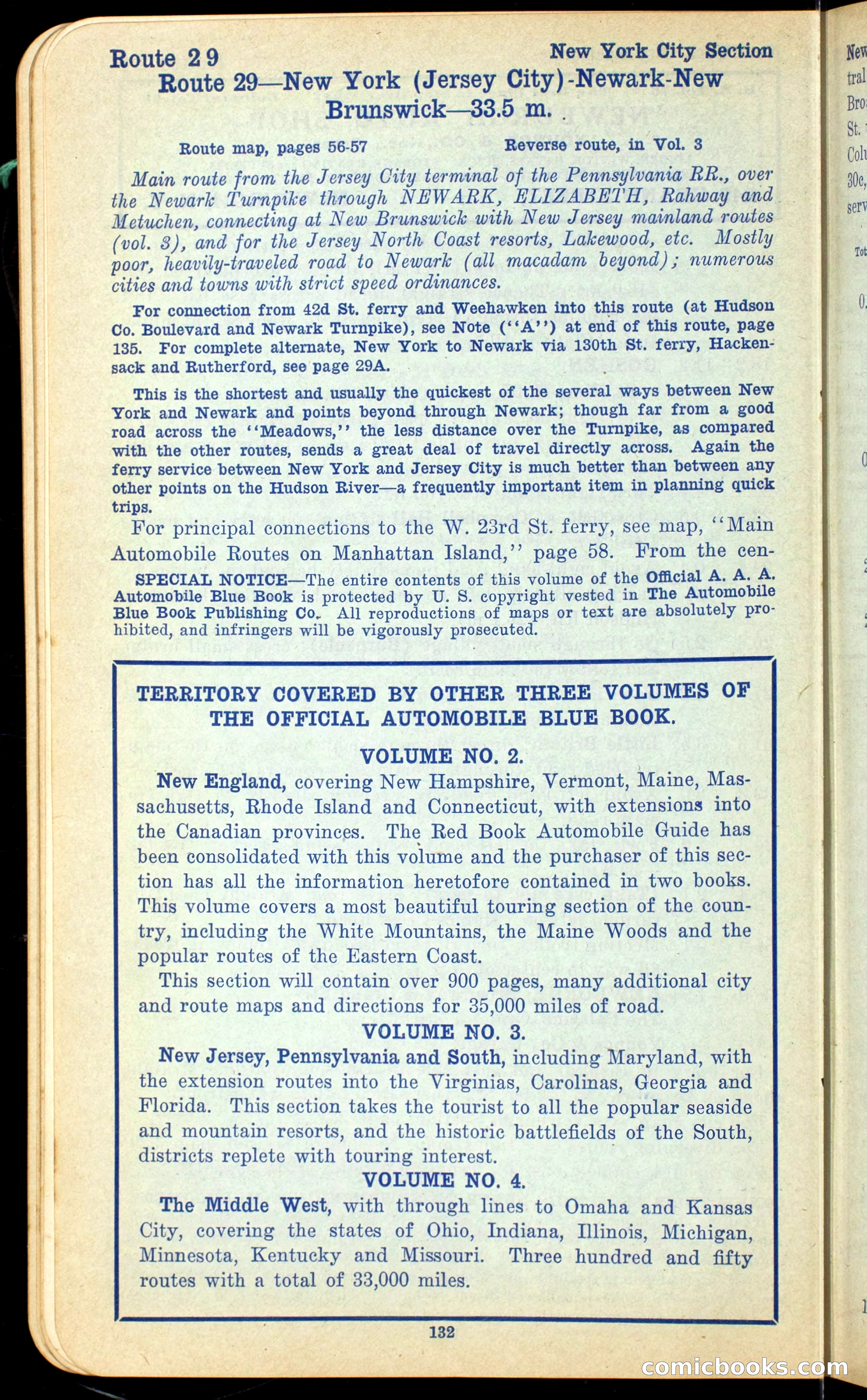 The Automobile Official Blue Book, 1910 — page 146 of 400