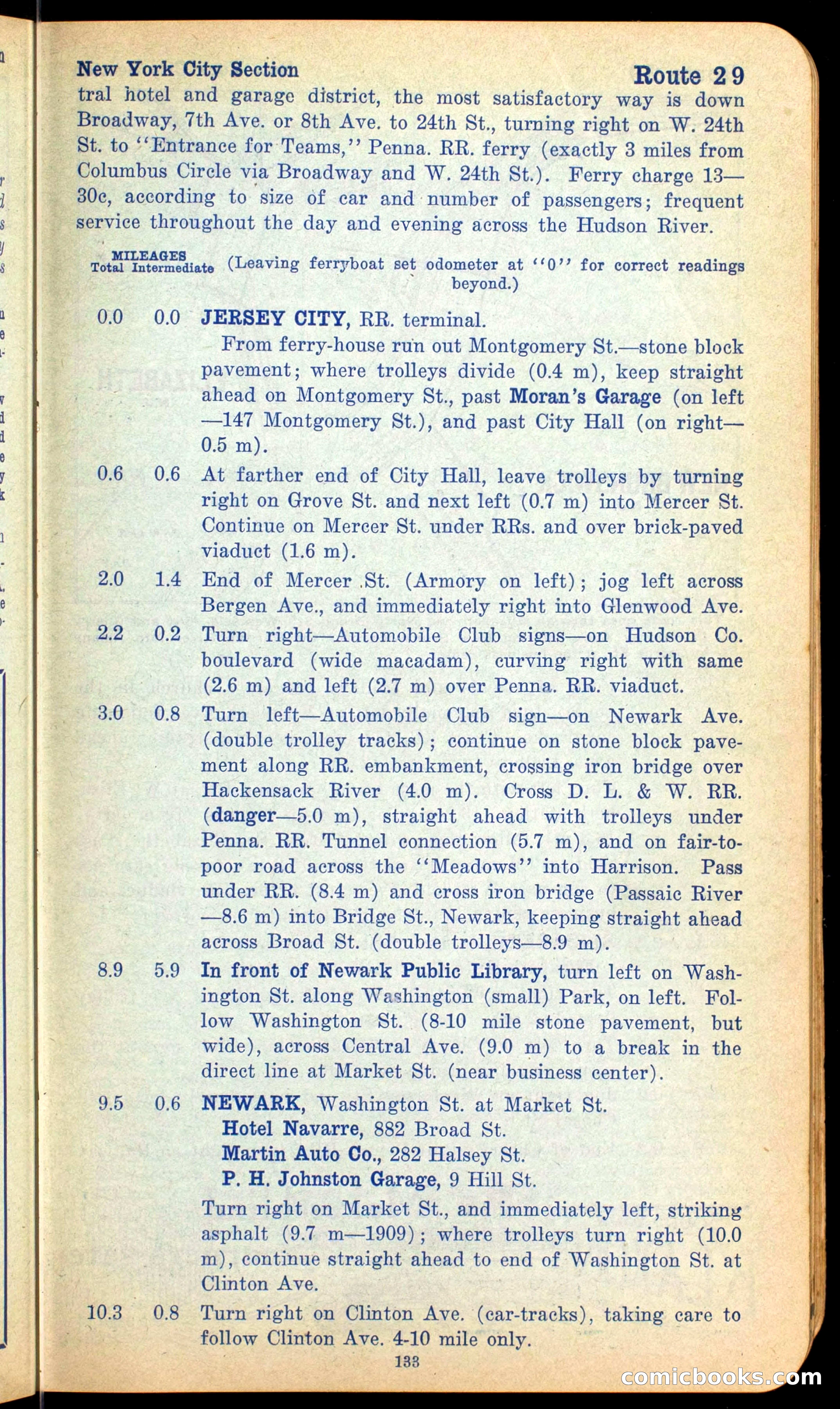 The Automobile Official Blue Book, 1910 — page 147 of 400