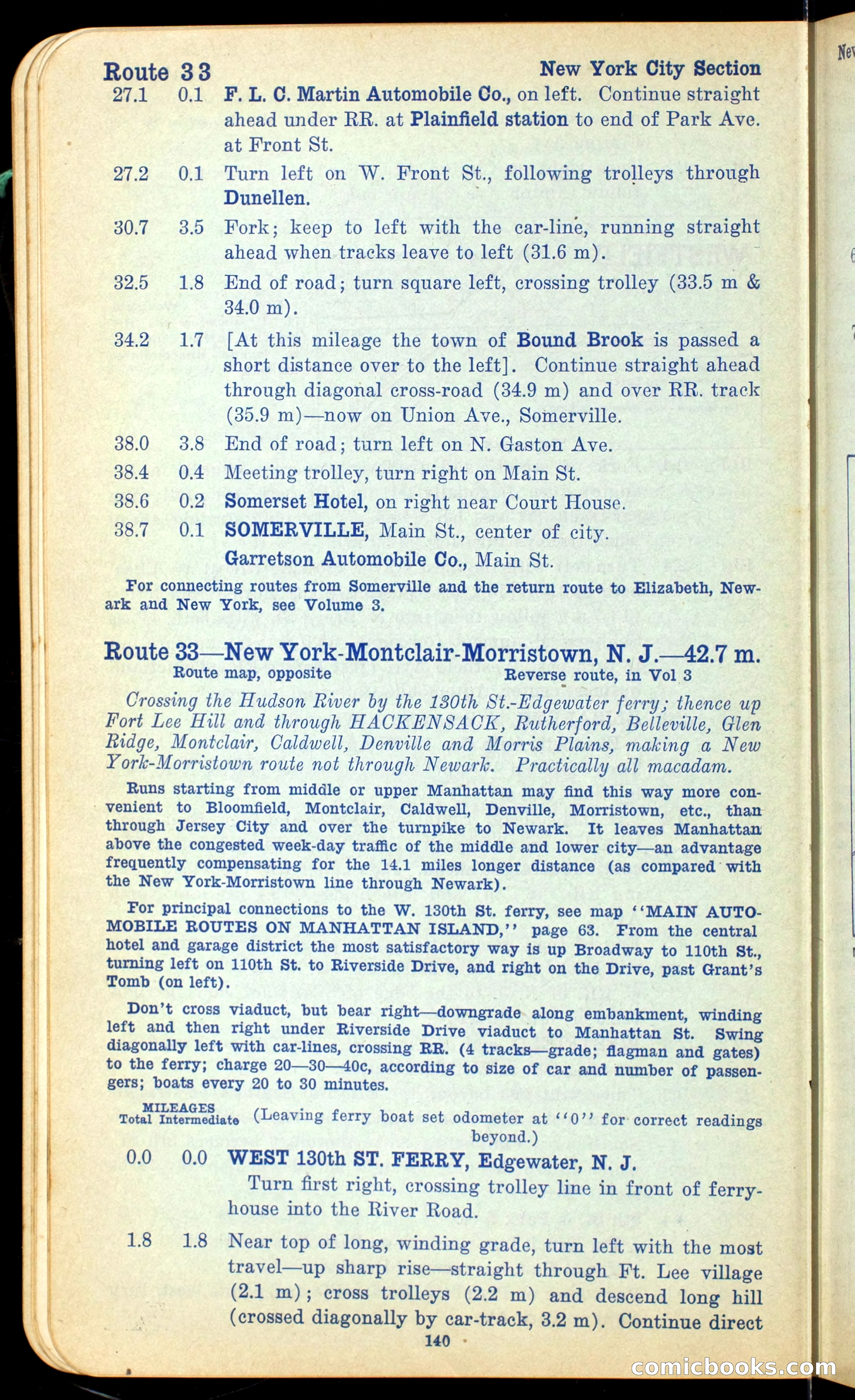The Automobile Official Blue Book, 1910 — page 154 of 400