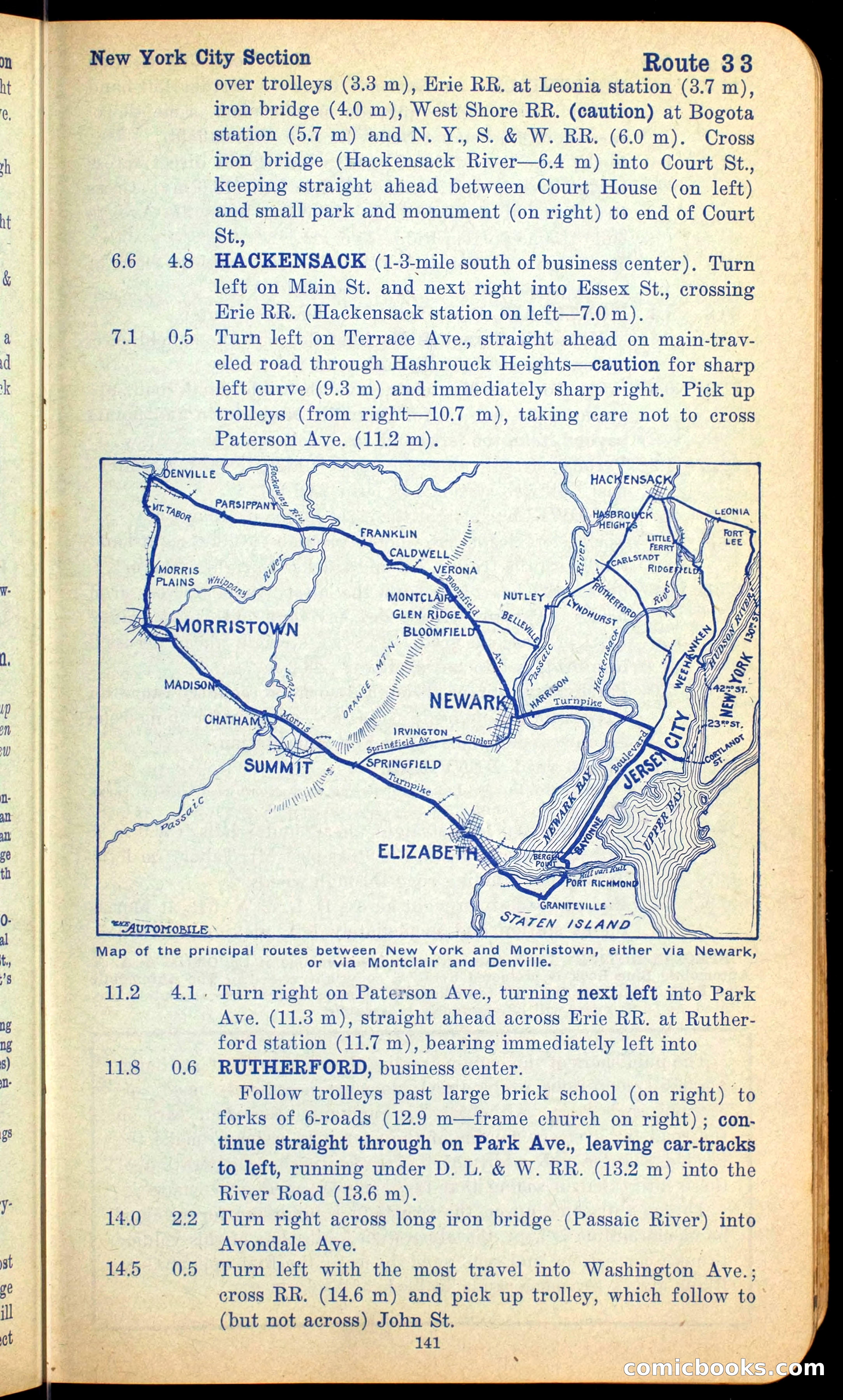 The Automobile Official Blue Book, 1910 — page 155 of 400