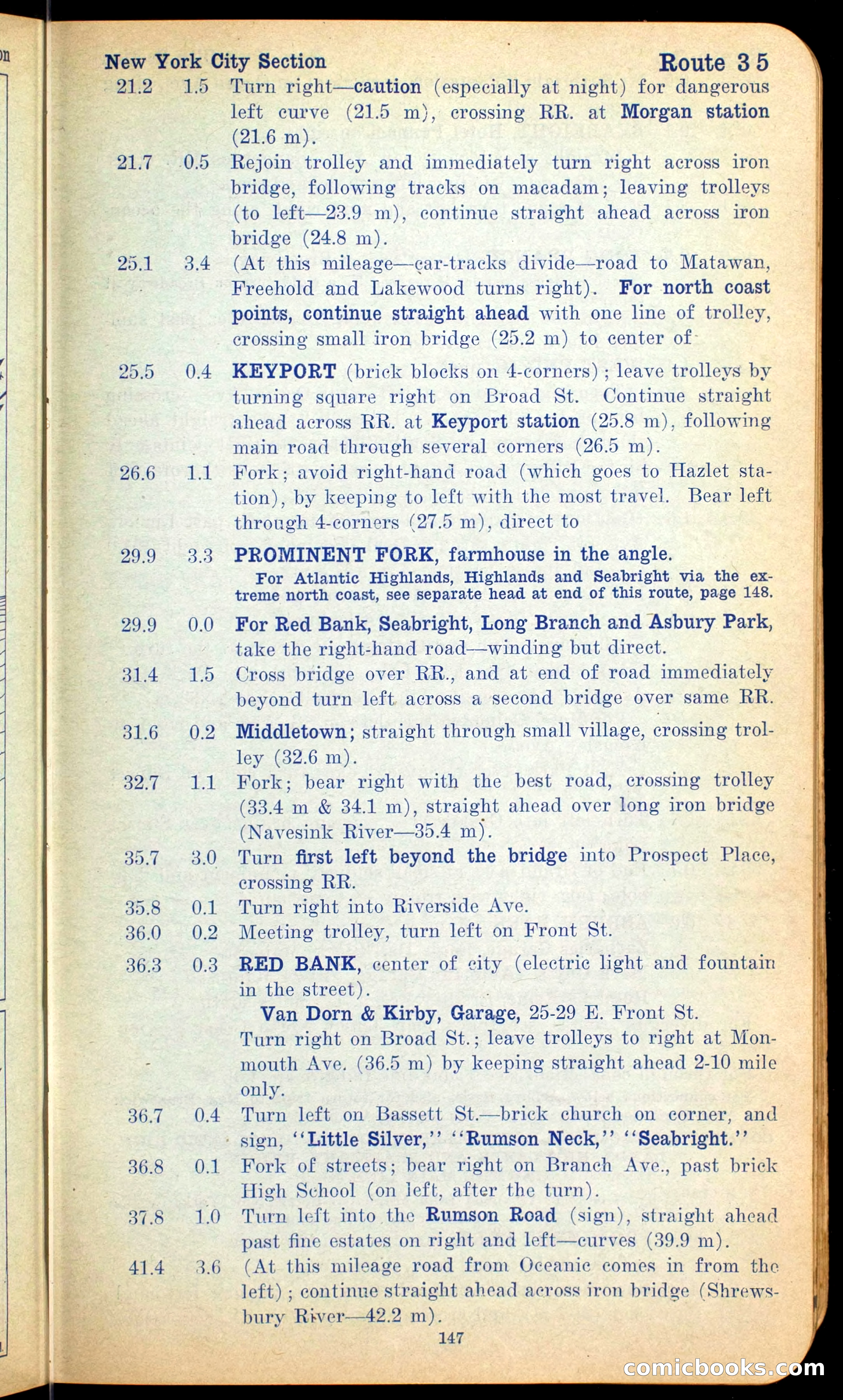 The Automobile Official Blue Book, 1910 — page 161 of 400