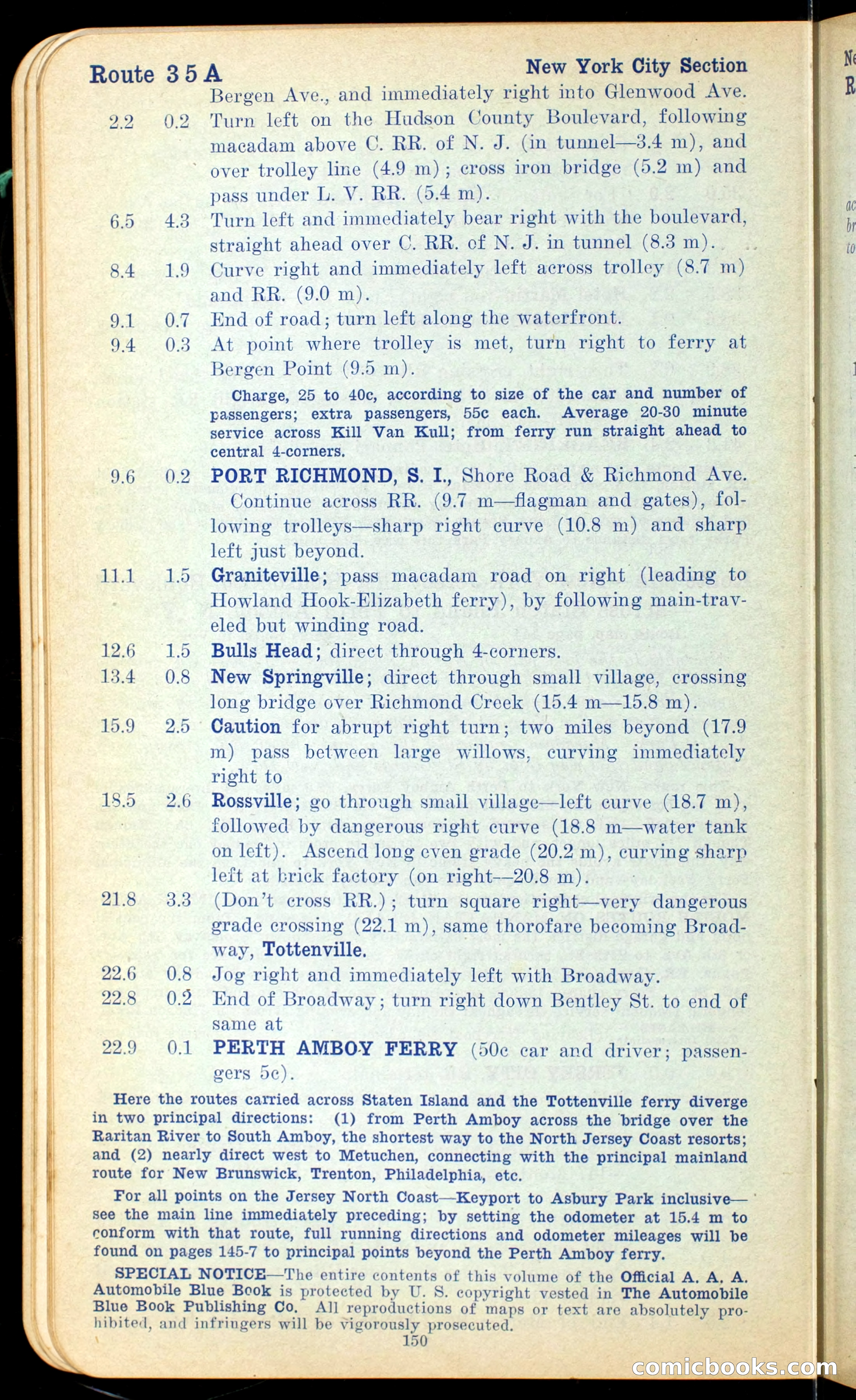 The Automobile Official Blue Book, 1910 — page 164 of 400