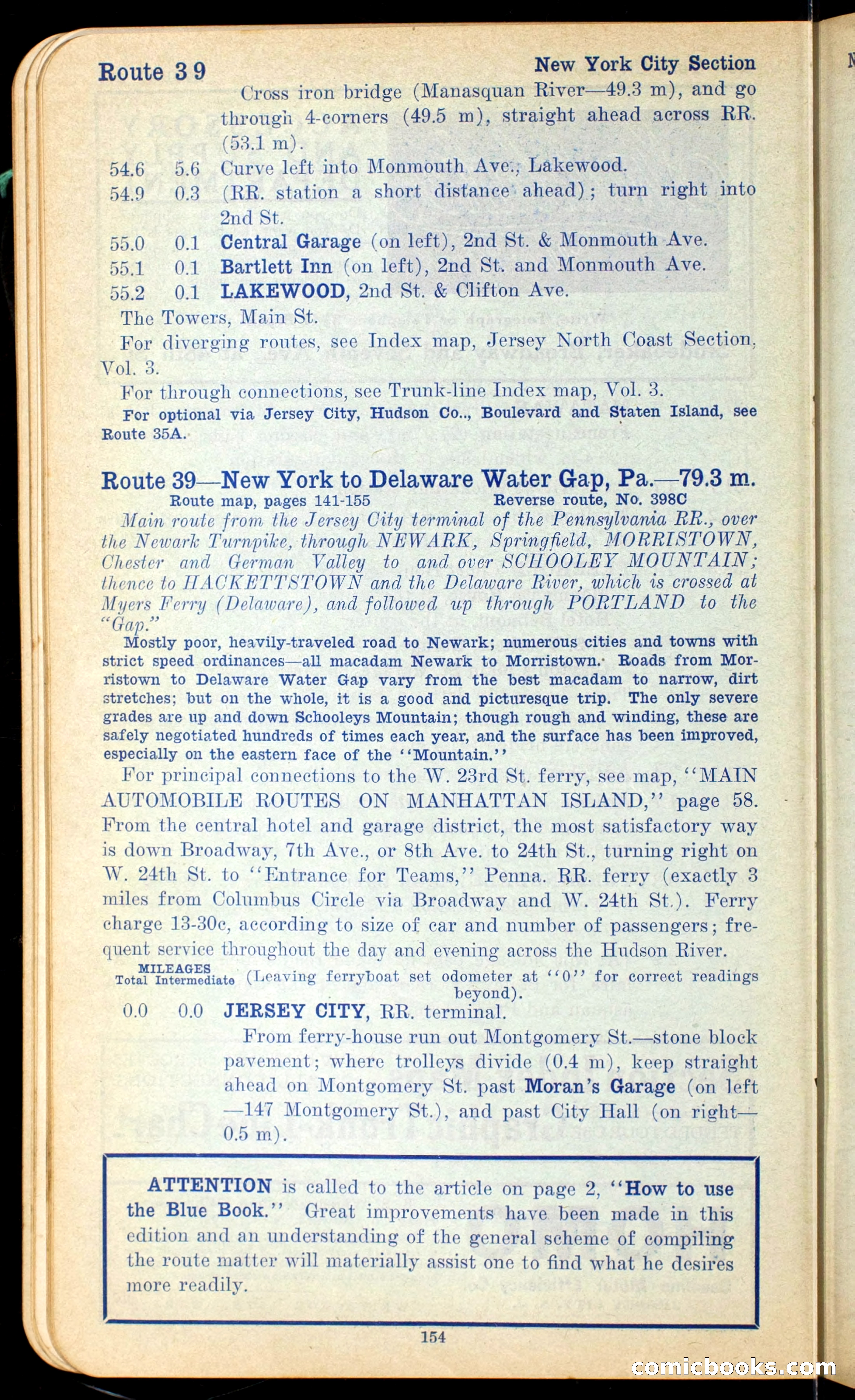 The Automobile Official Blue Book, 1910 — page 168 of 400