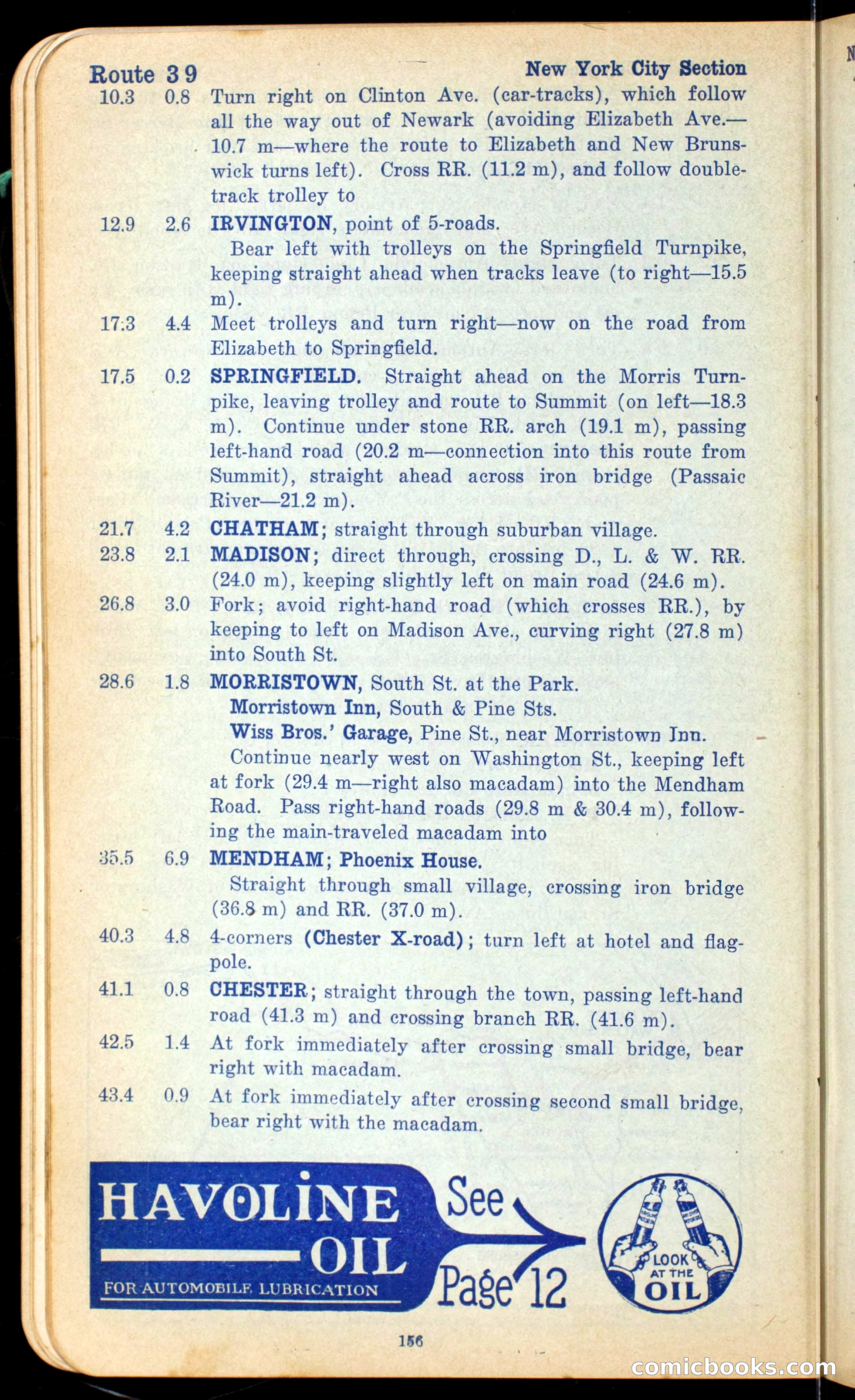 The Automobile Official Blue Book, 1910 — page 170 of 400