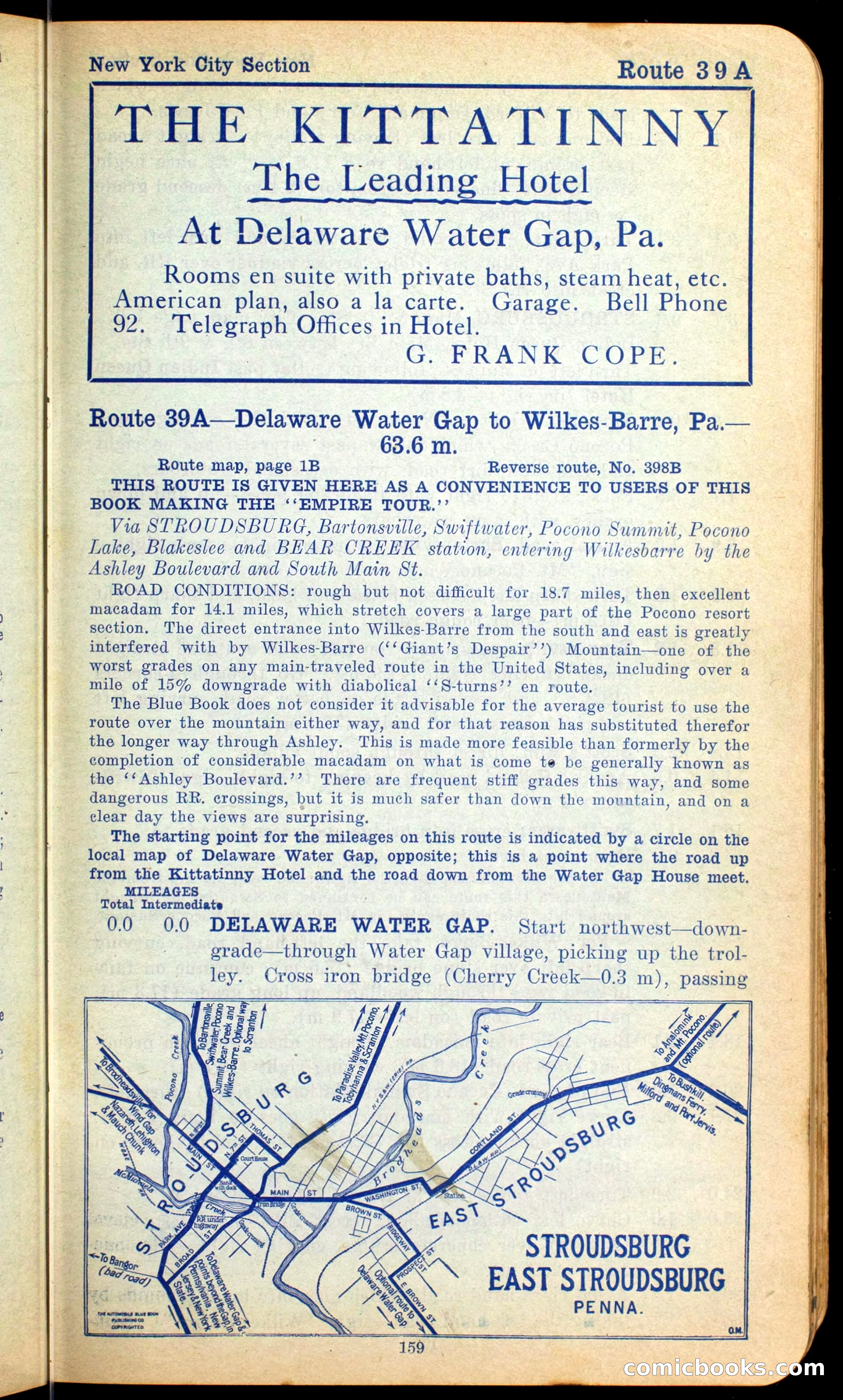 The Automobile Official Blue Book, 1910 — page 173 of 400